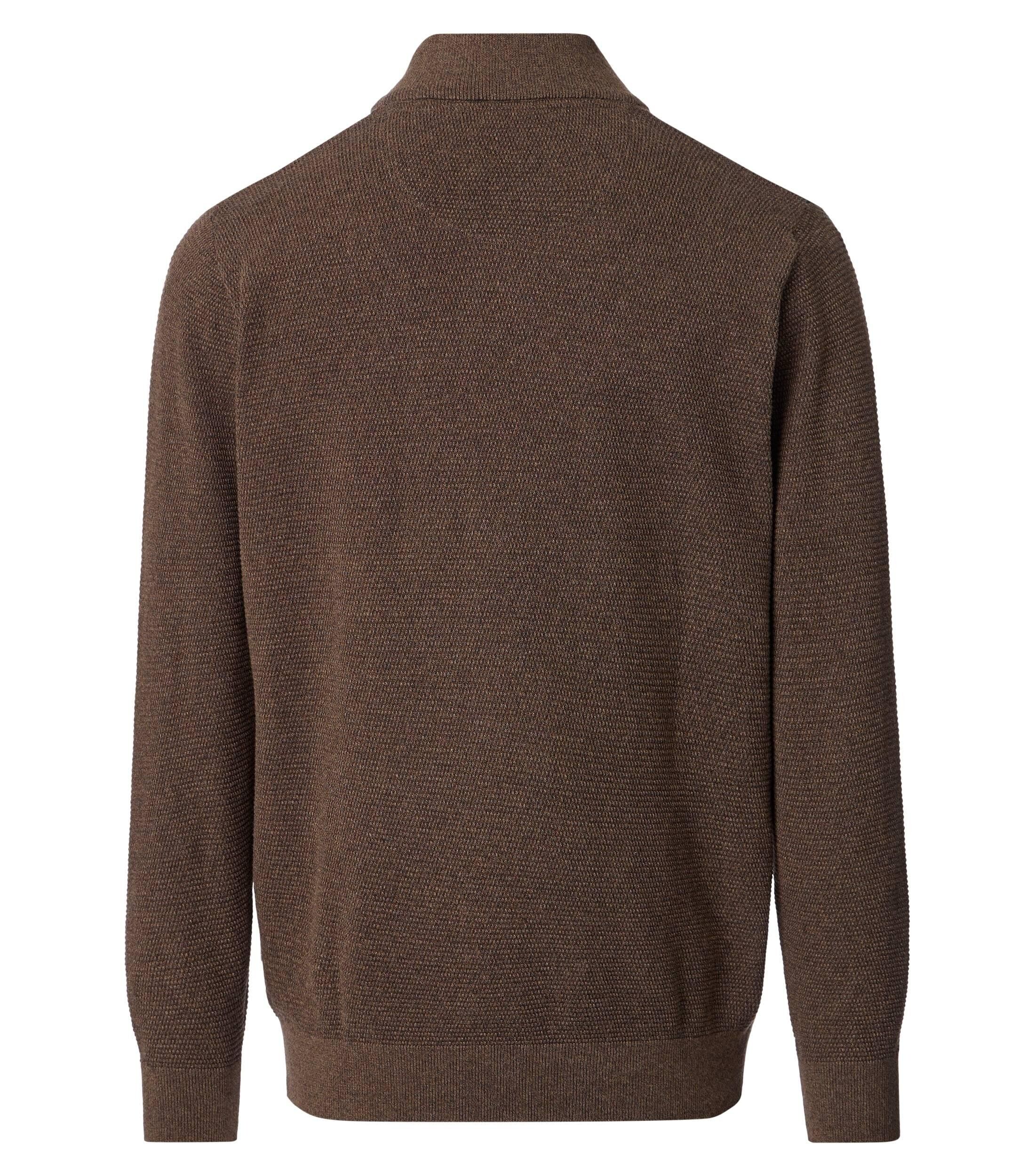 CASA MODA comfort fit schipperstrui, bruin