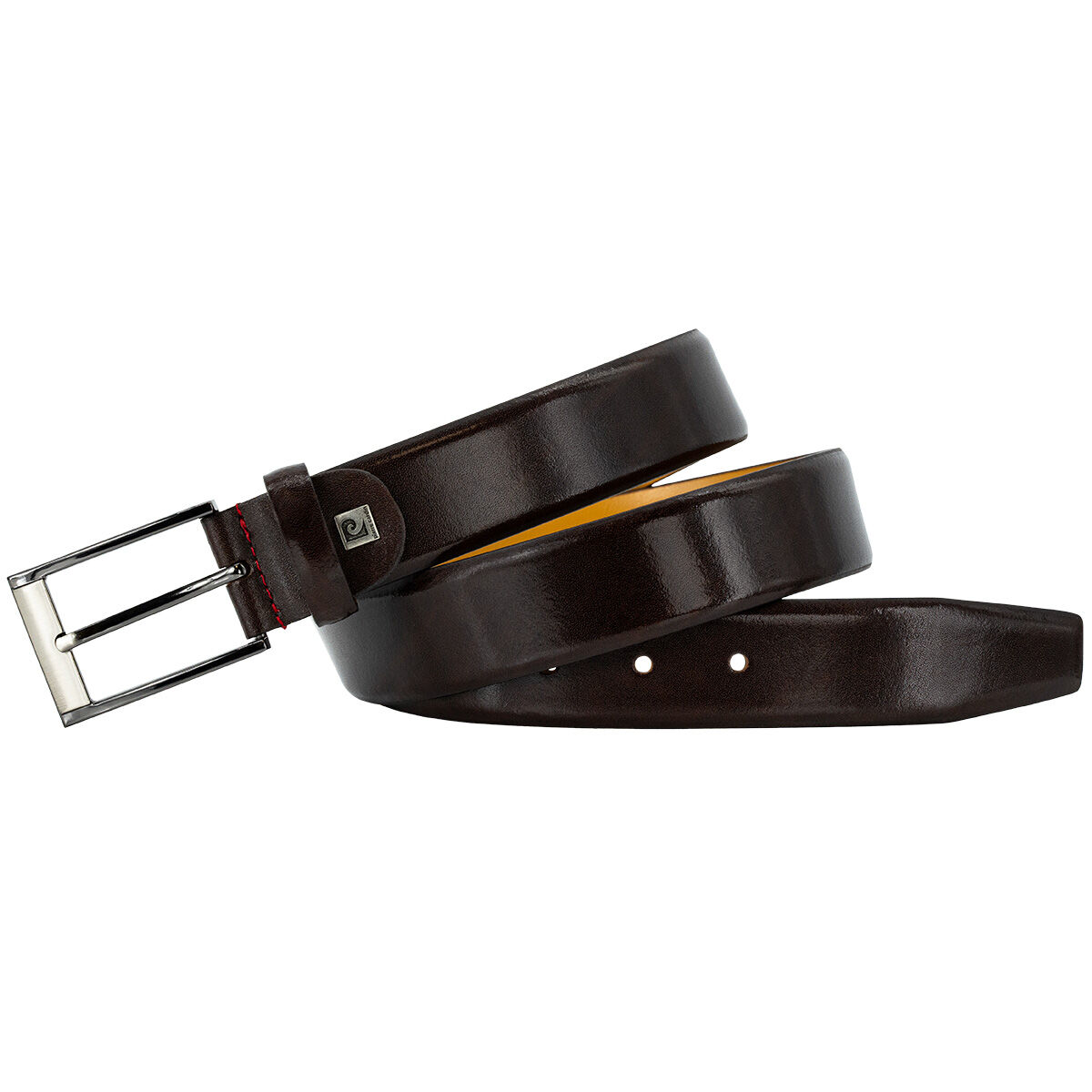PIERRE CARDIN leren heren riem, bruin