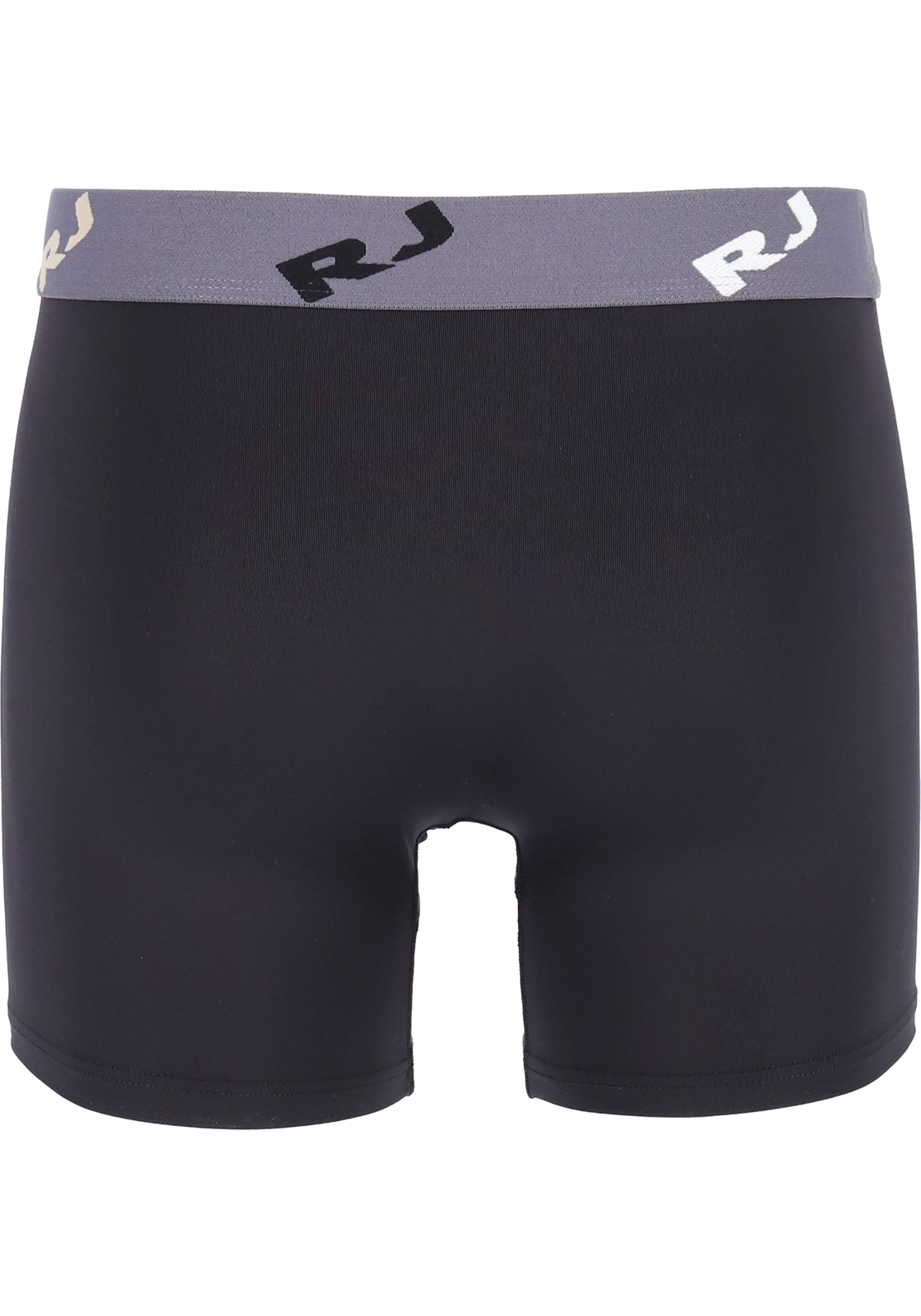 3-8717944093204-RJ-RJ_BX_M35014007__zwart_4fotos_HR RJ Bodywear Pure Color boxershort (1-pack), heren boxer lang, microfiber, zwart