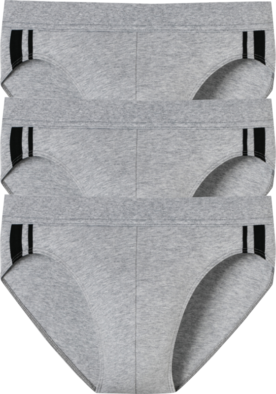 SCHIESSER 95/5 Stretch rio slips (3-pack), grijs SCHIESSER 95/5 Stretch rio slips (3-pack), grijs