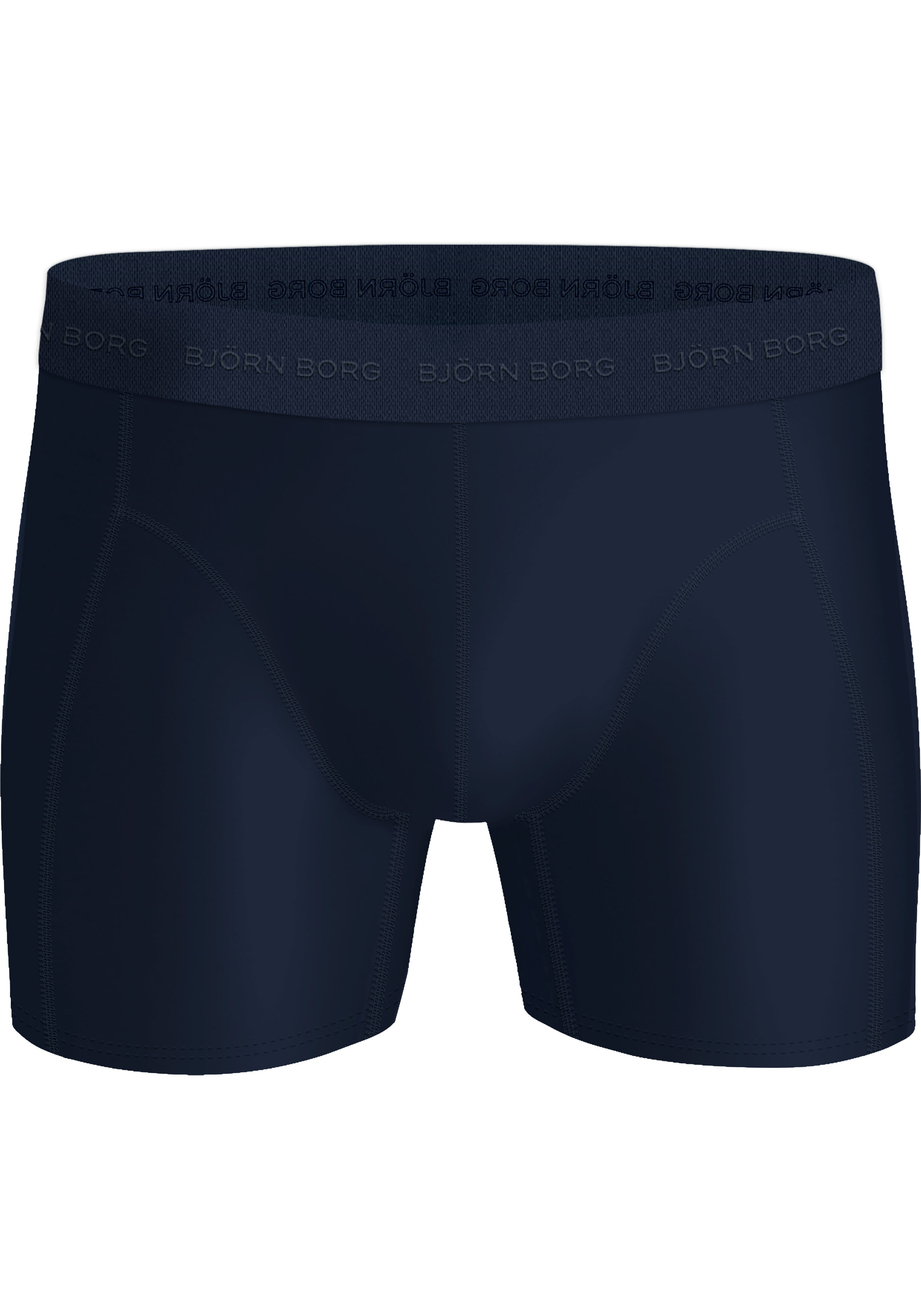 Bjorn Borg boxers, microfiber heren boxers lange pijpen (1-pack), wit, navy blauw, zwart