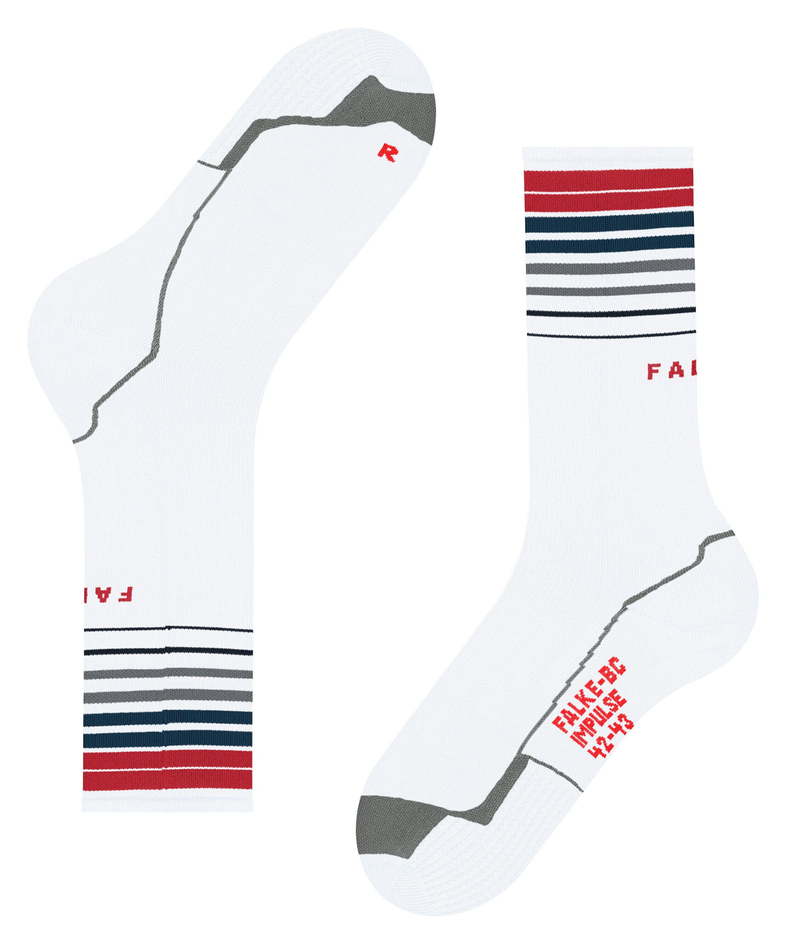 FALKE BC Impulse unisex biking sokken, wit (white)