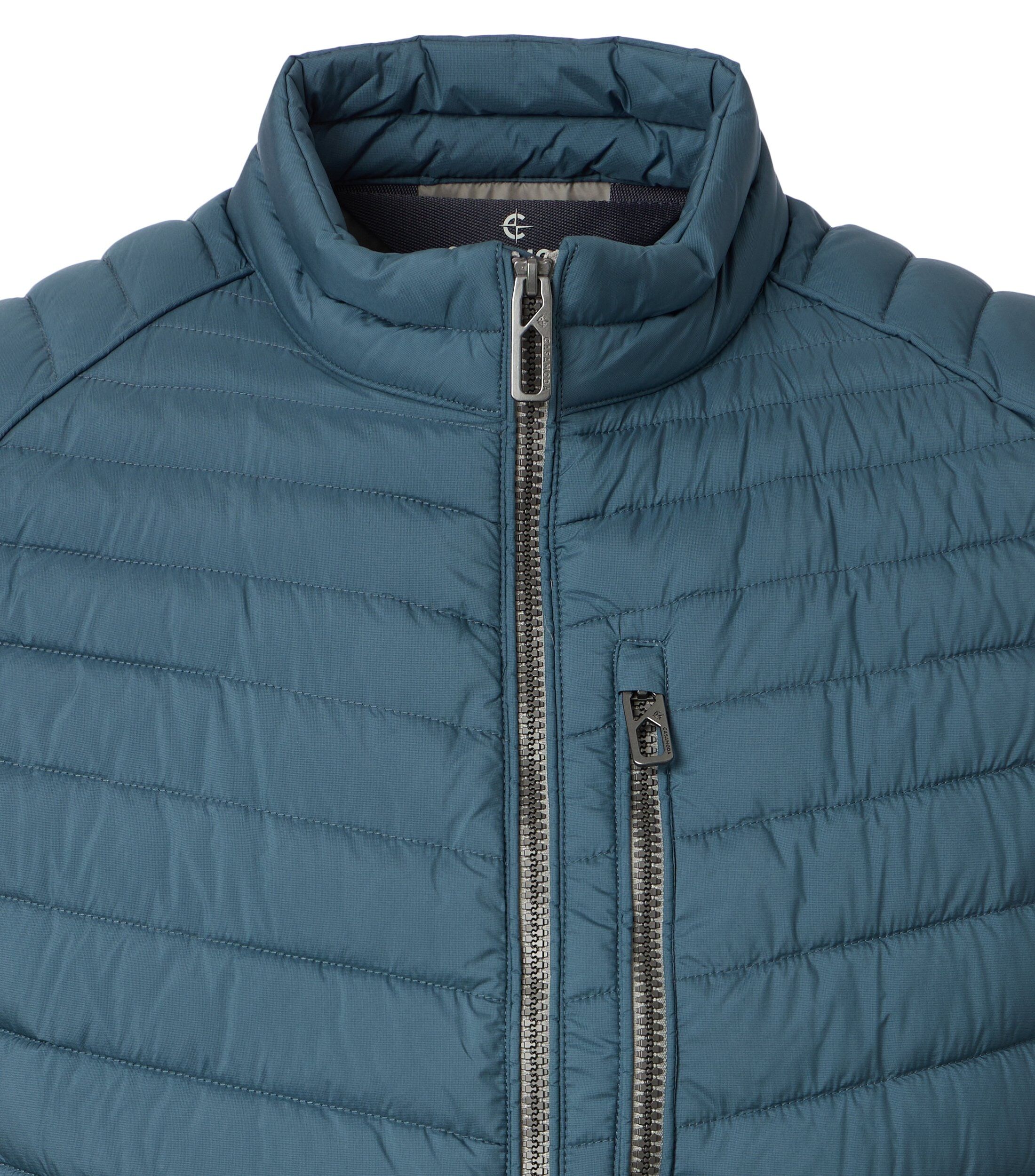 CASA MODA comfort fit bodywarmer, blauw, wit