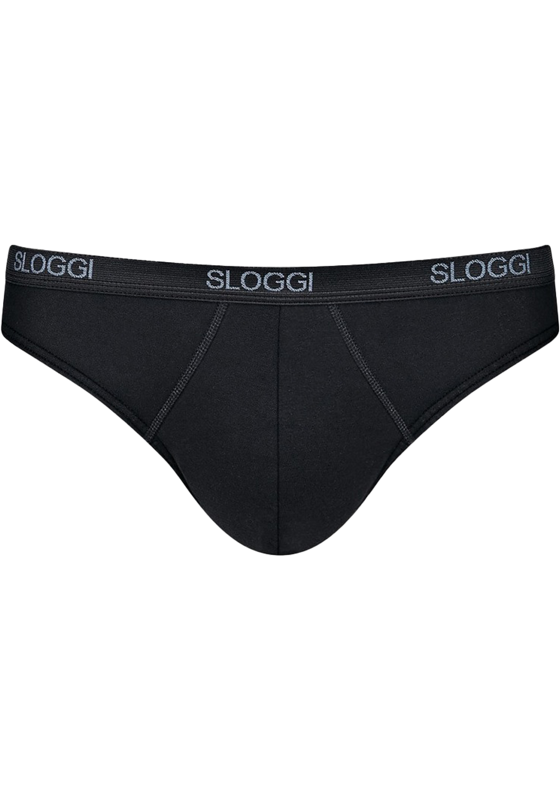 Sloggi Men Basic Mini, heren slip met smalle zijkanten (1-pack), zwart Sloggi Men Basic Mini, heren slip met smalle zijkanten (1-pack), zwart