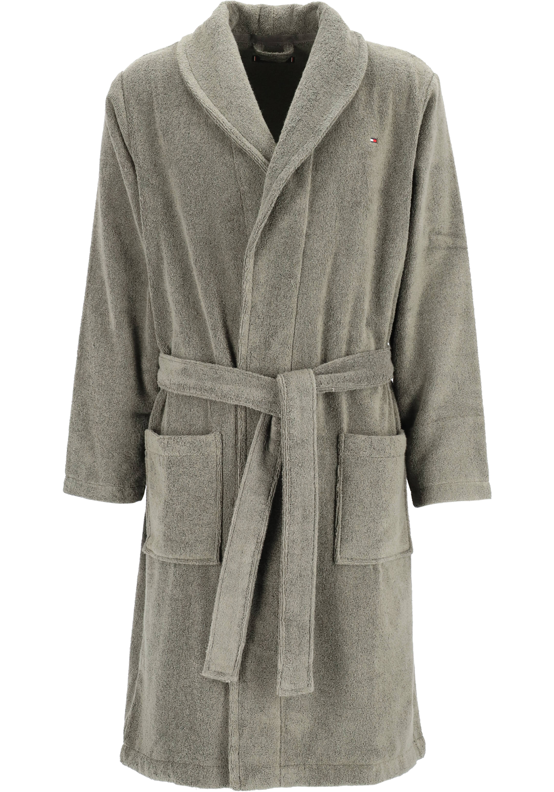 1-8719108707897-tommy_hilfiger-TH_2S87905539884_BJ_grijs_360_HR Tommy Hilfiger heren badjas, dik badstof, grijs