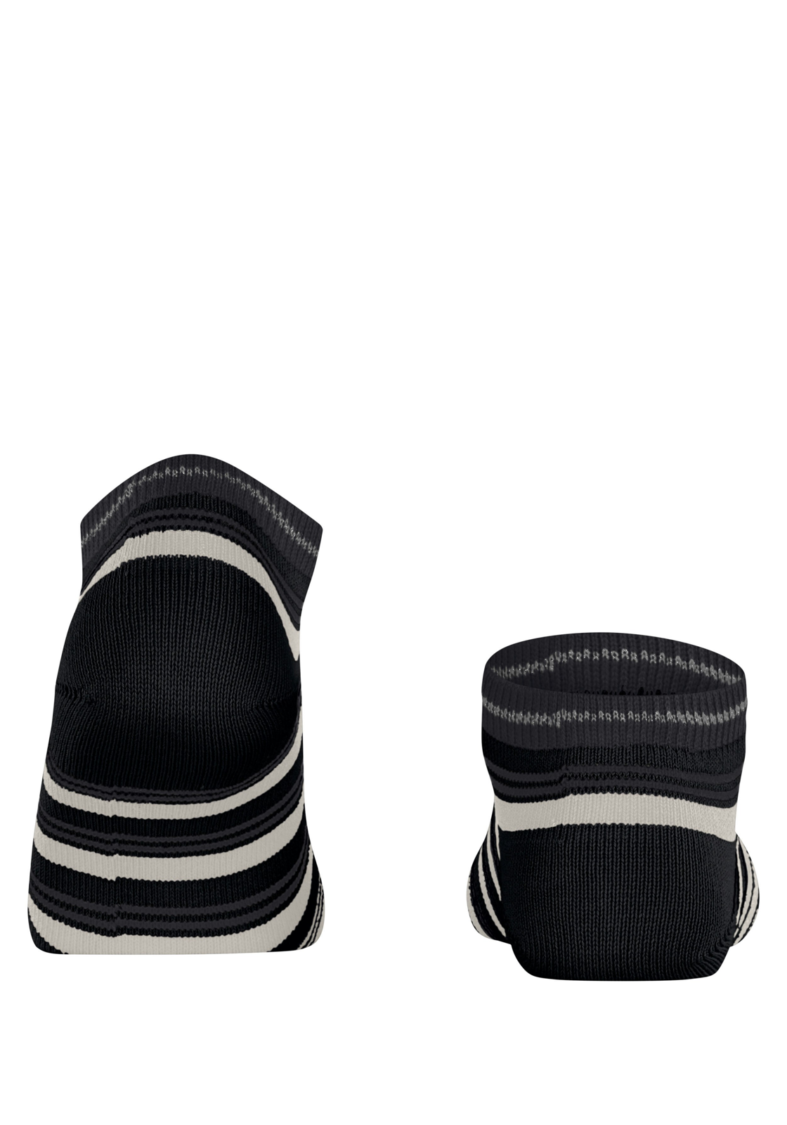 FALKE Smart Stripe dames sneakersokken, zwart (black) FALKE Smart Stripe dames sneakersokken, zwart (black)