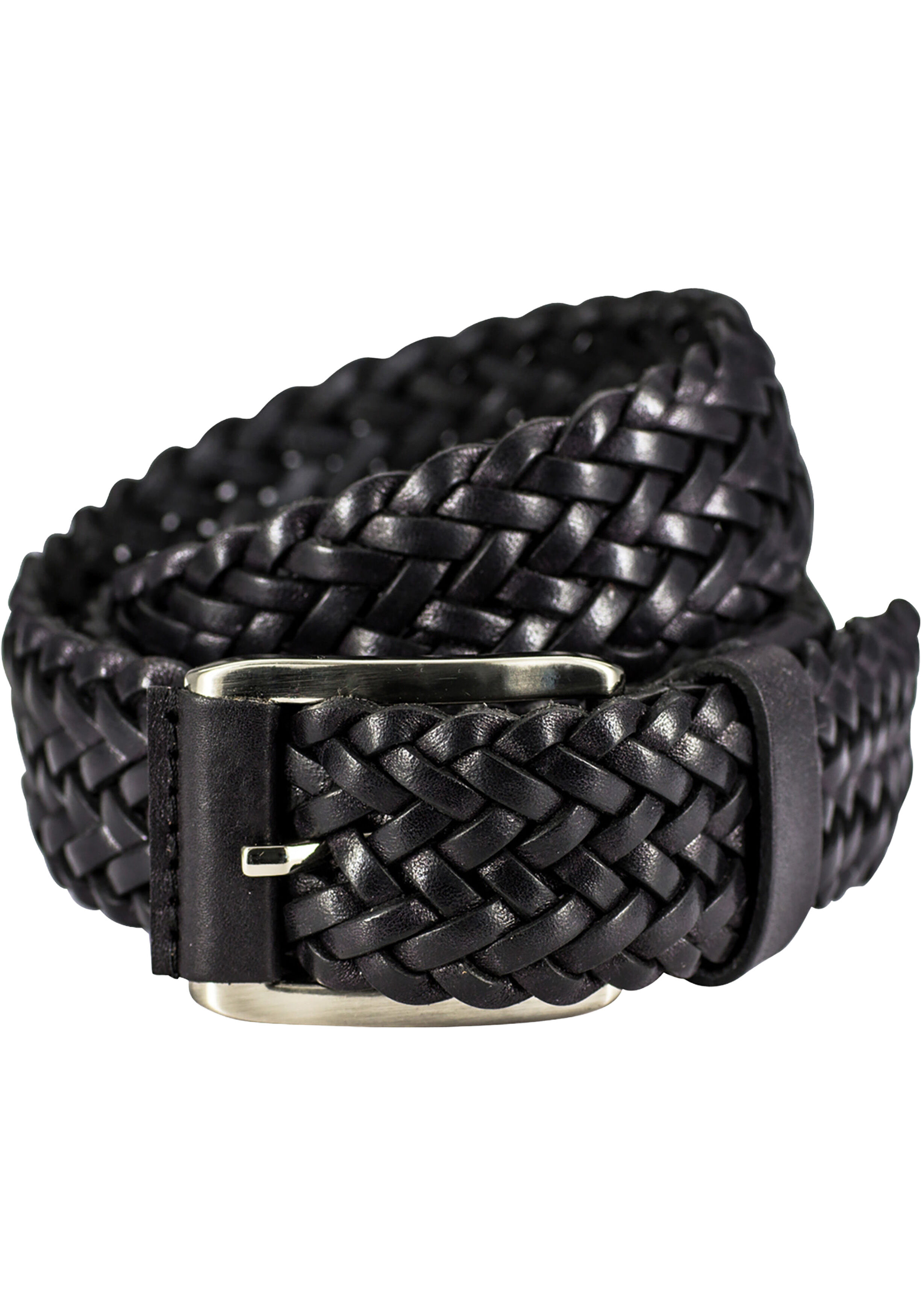 LINDENMANN leren heren riem, zwart