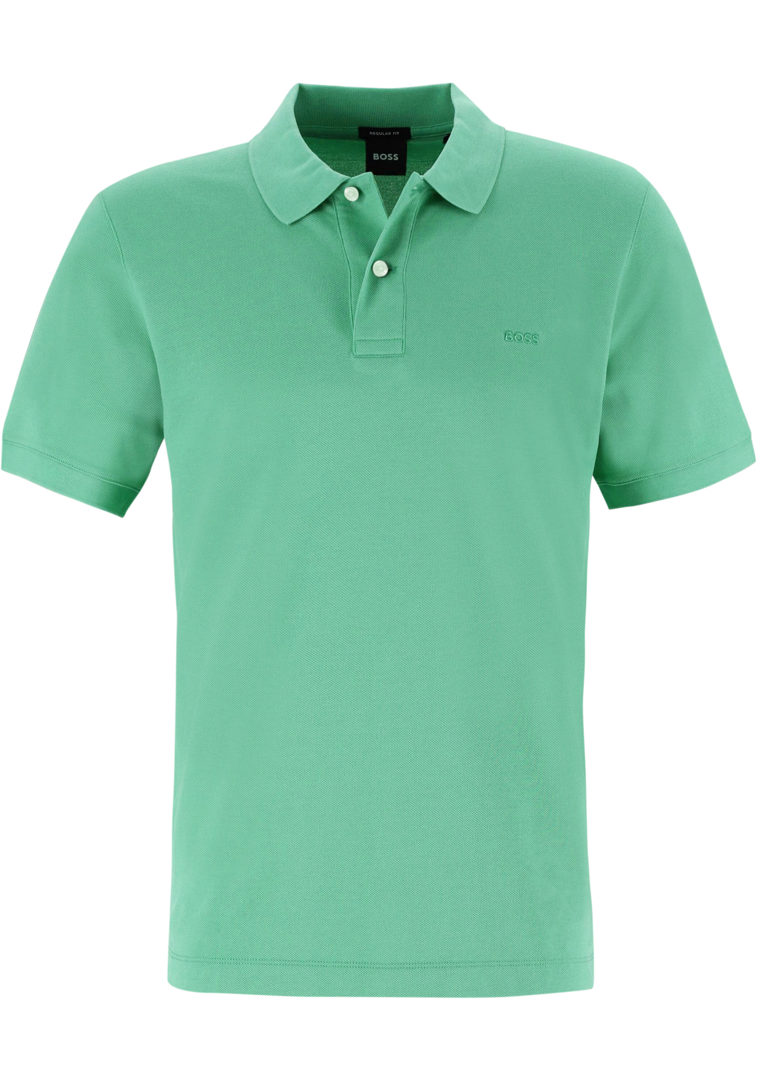 BOSS Pallas regular fit polo, pique, groen