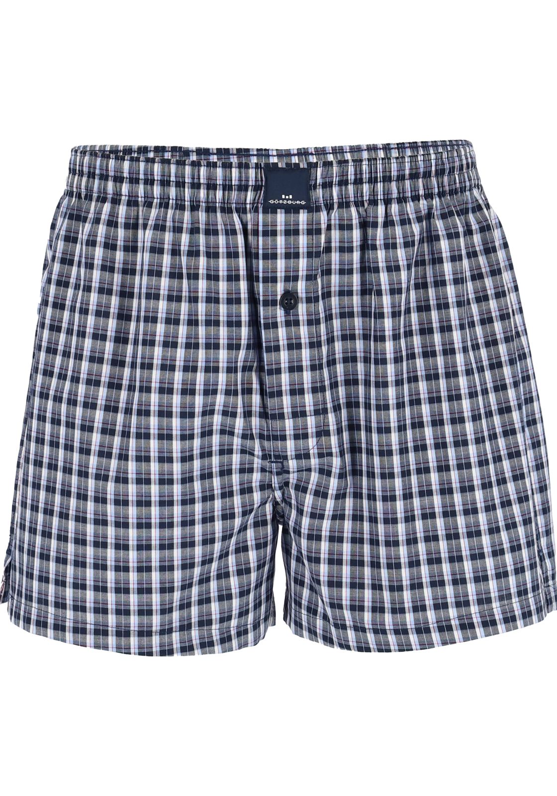 02-4046005827798-gotzburg-GOTZBURG_742598624_BX_2P_blauw_4foto_HR Gotzburg boxershorts geweven (2-pack), heren boxers katoen wijd model, blauw geruit