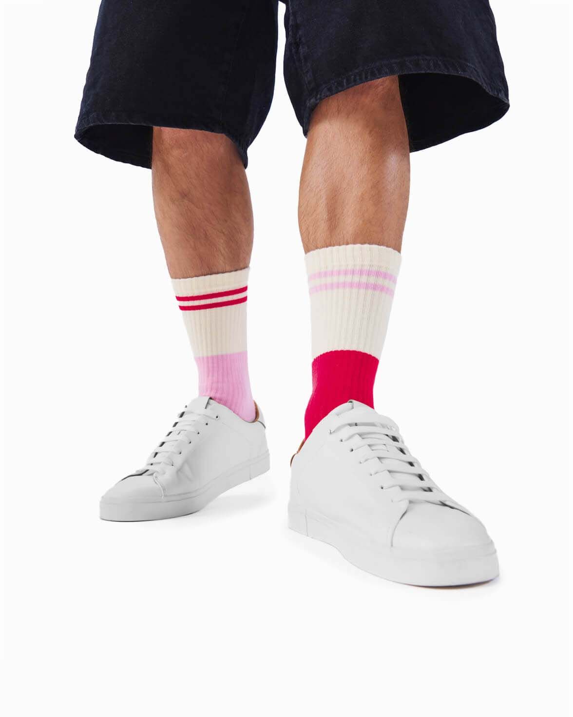 Many Mornings unisex sportsokken, Red Romance