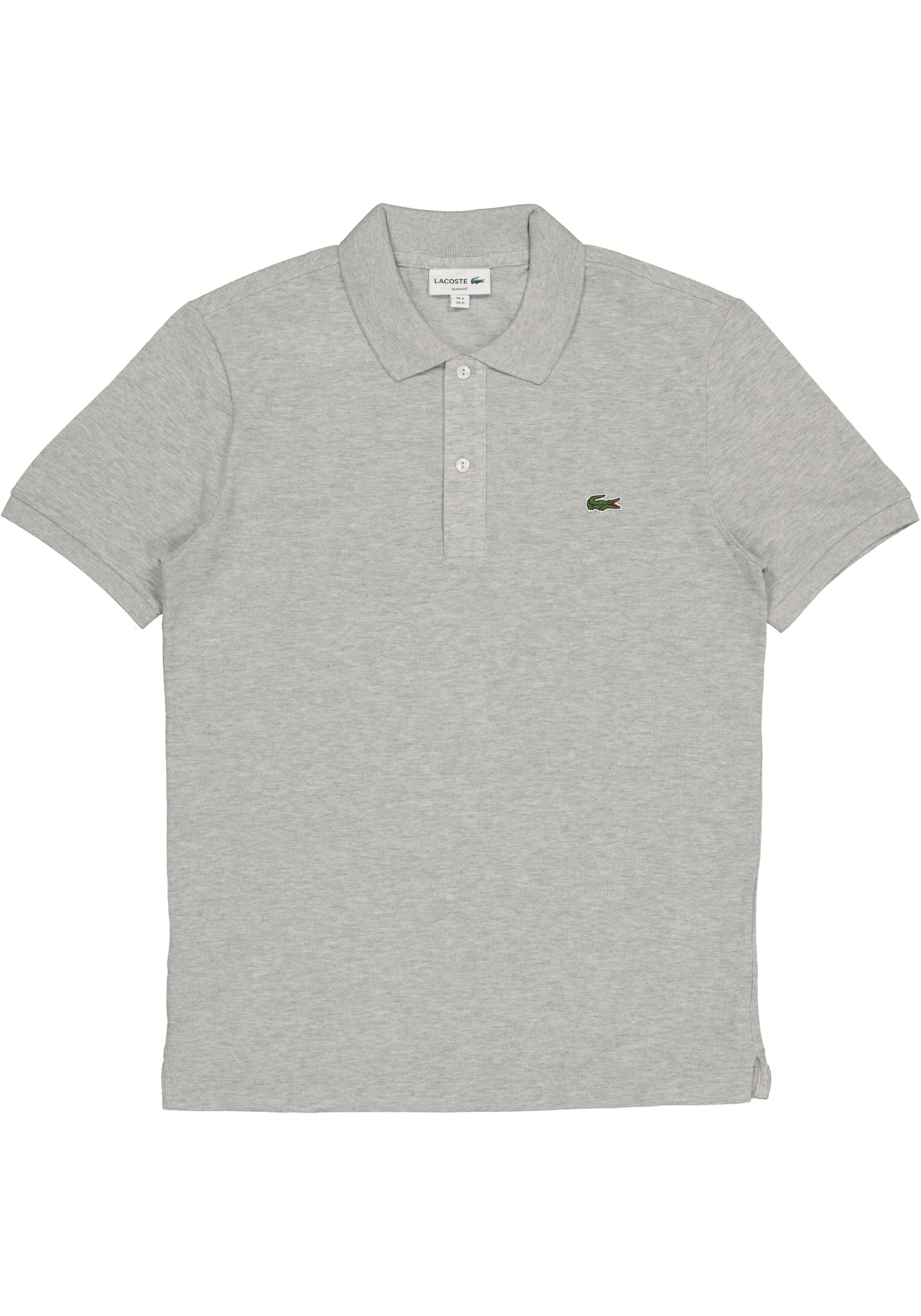 Lacoste Slim Fit polo, zilvergrijs
