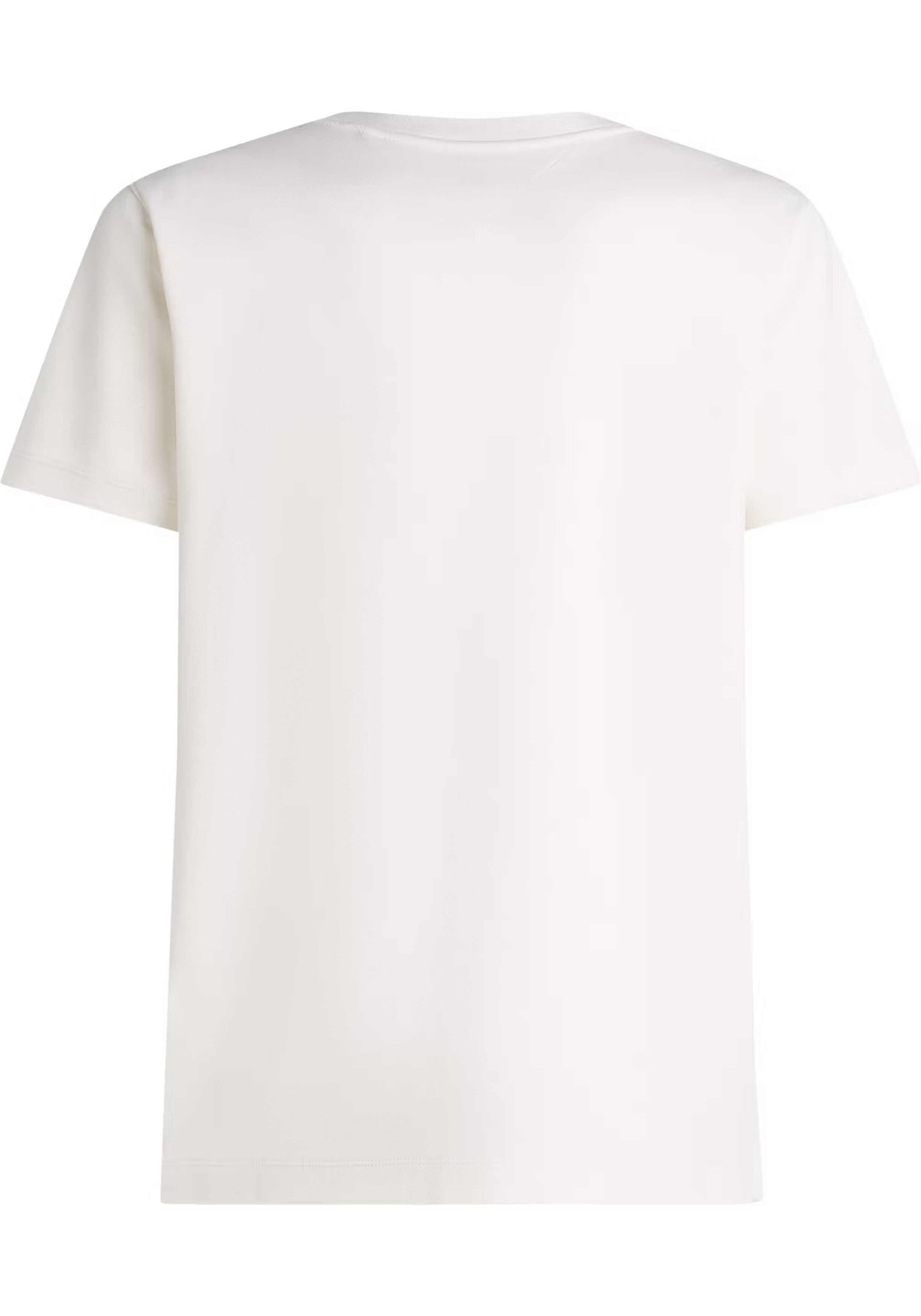 Tommy Hilfiger Pique Pocket Tee, heren T-shirt korte mouw O-hals, offwhite