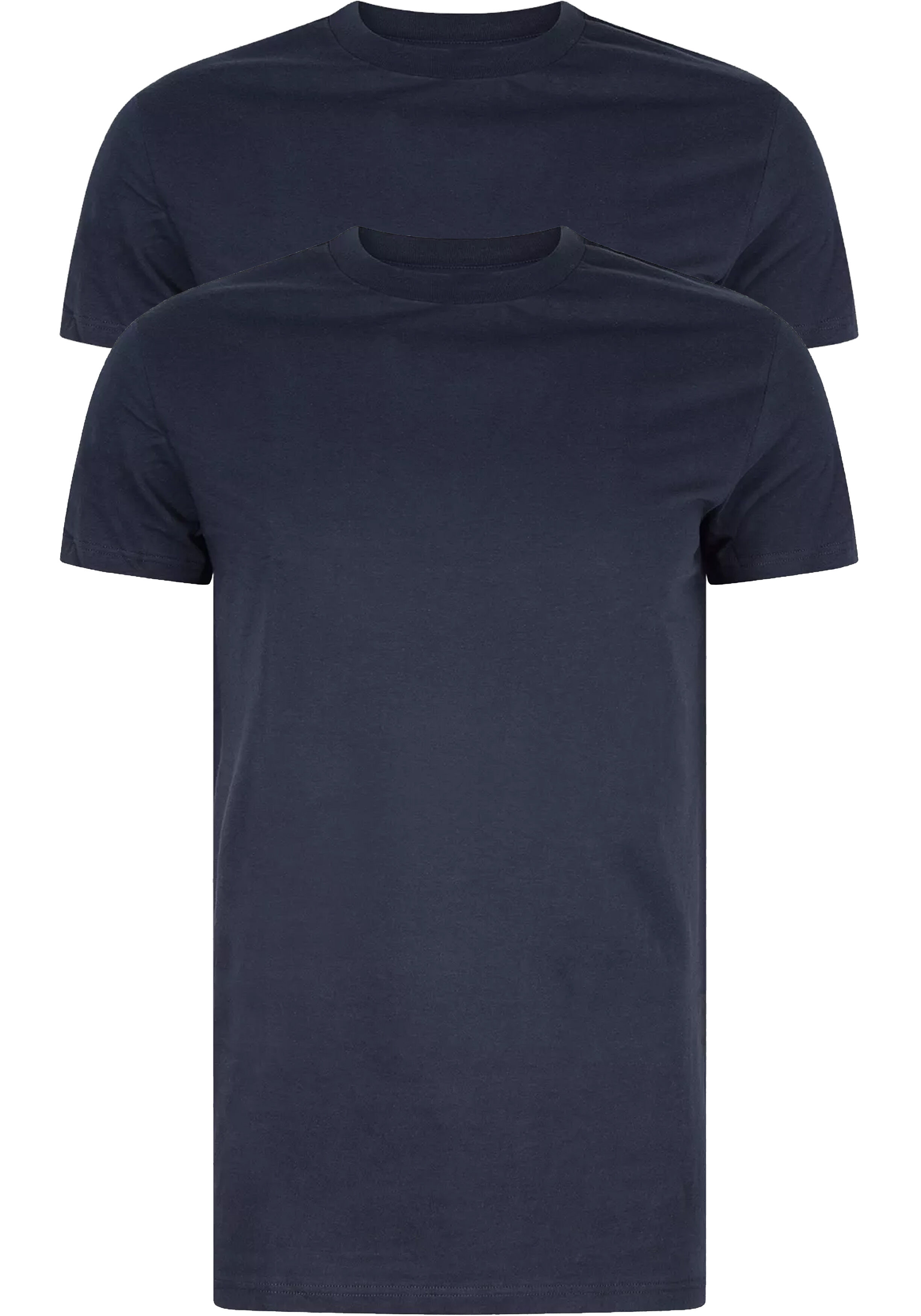 RJ Bodywear Everyday Amsterdam T-shirts (2-pack), heren T-shirts O-hals breed, donkerblauw