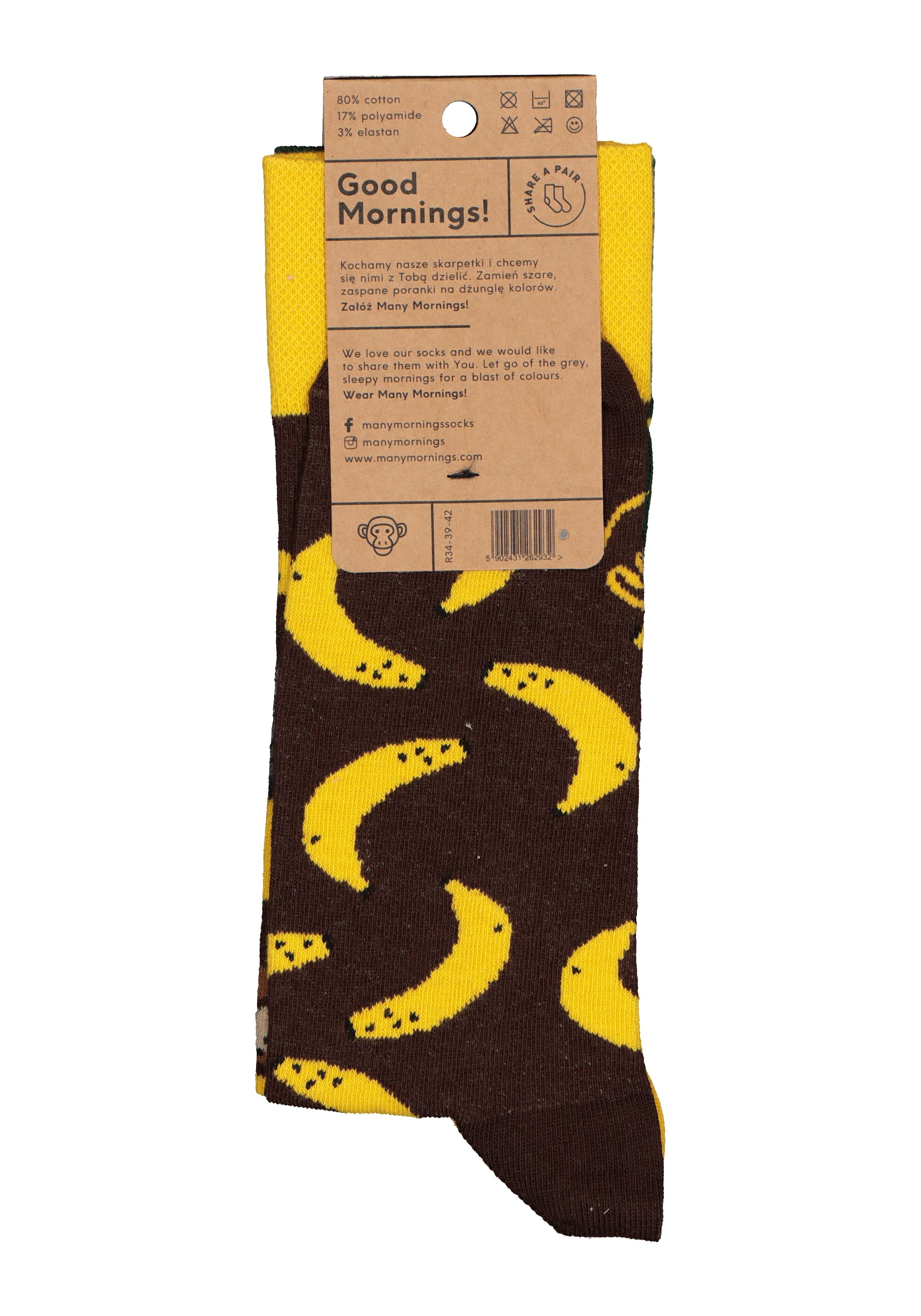 Many Mornings unisex sokken Monkey Business