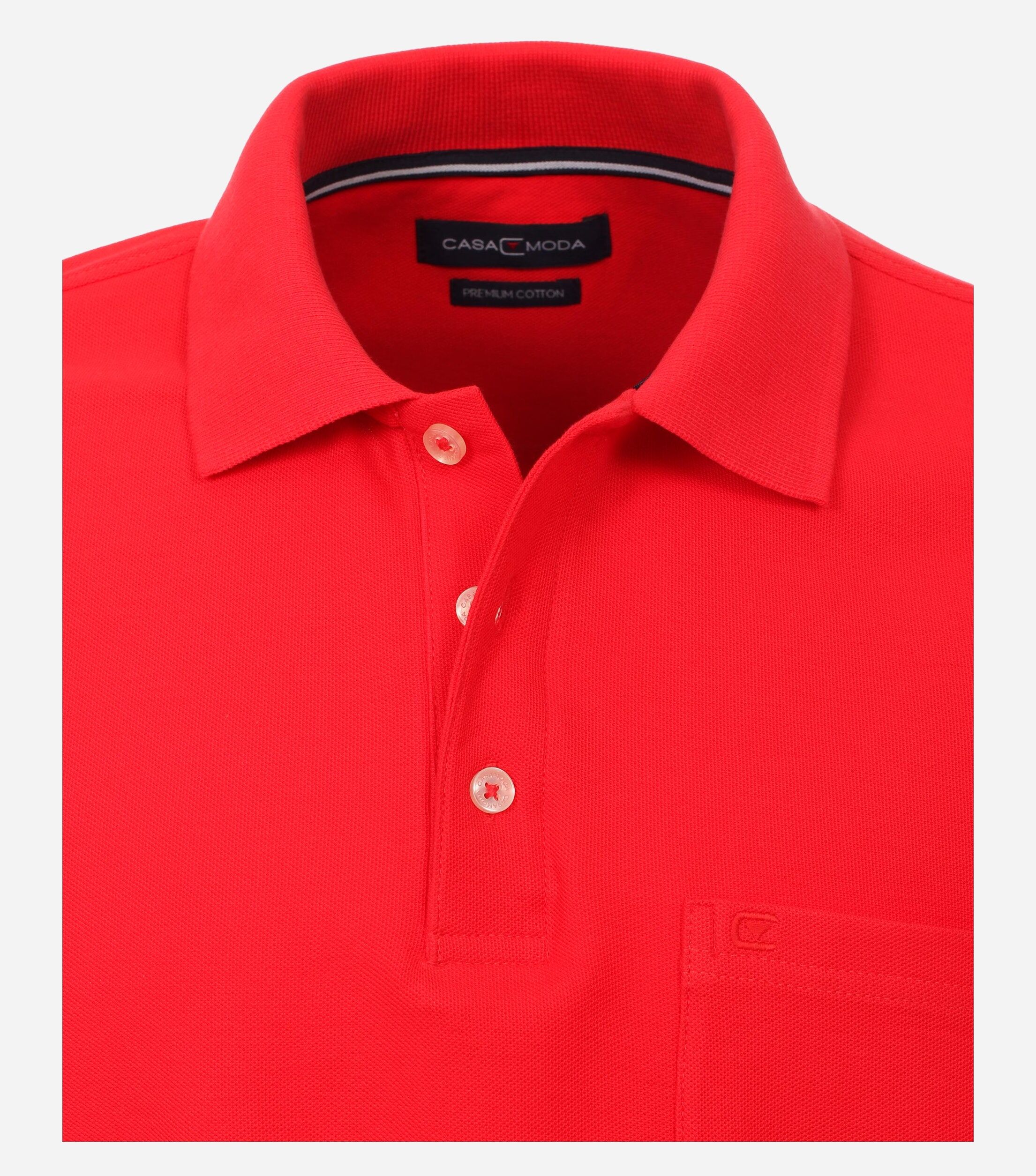 CASA MODA comfort fit heren polo, rood