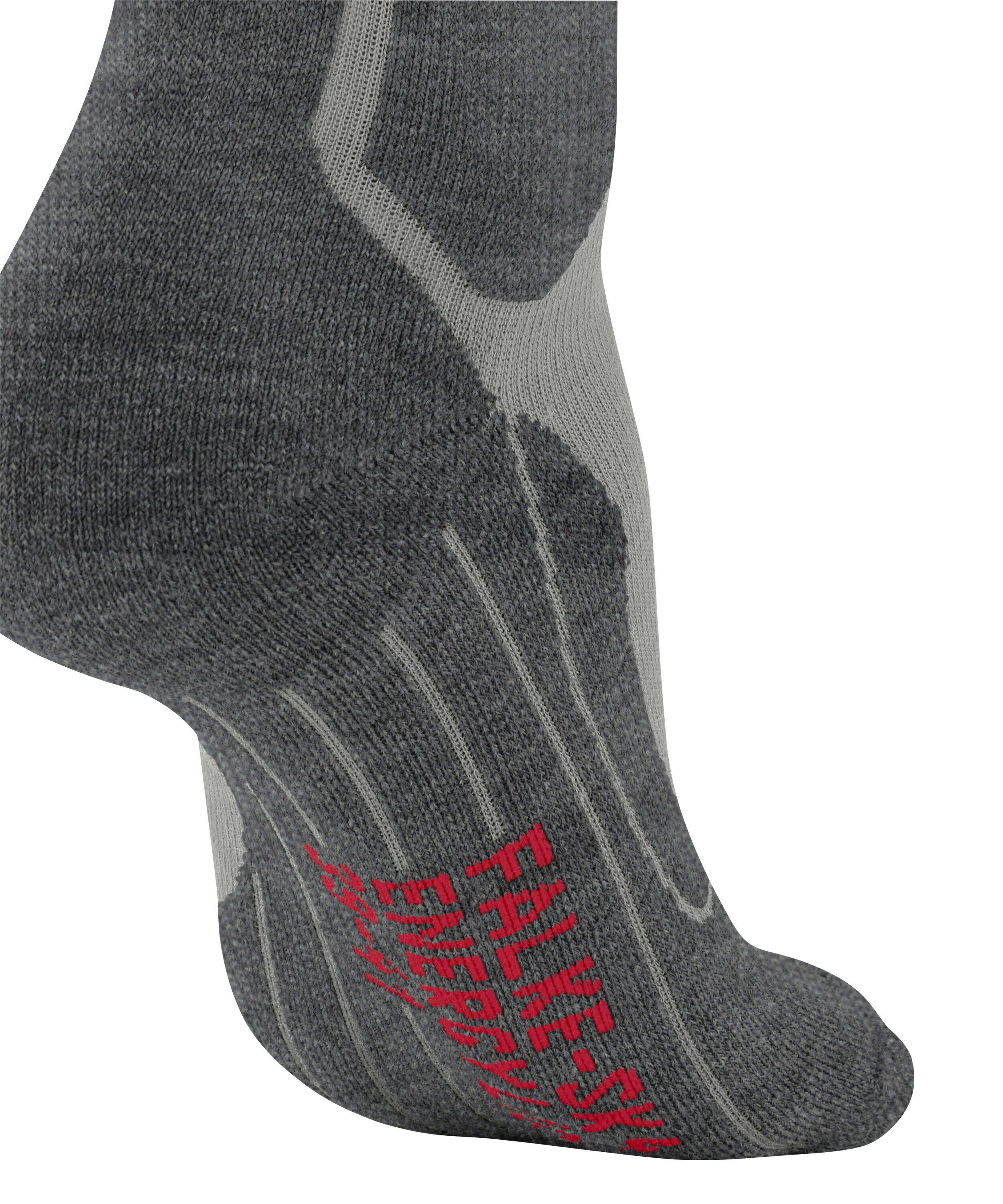 FALKE SK4 Advanced Compression Light heren skiing kniekousen, grijs (light grey)