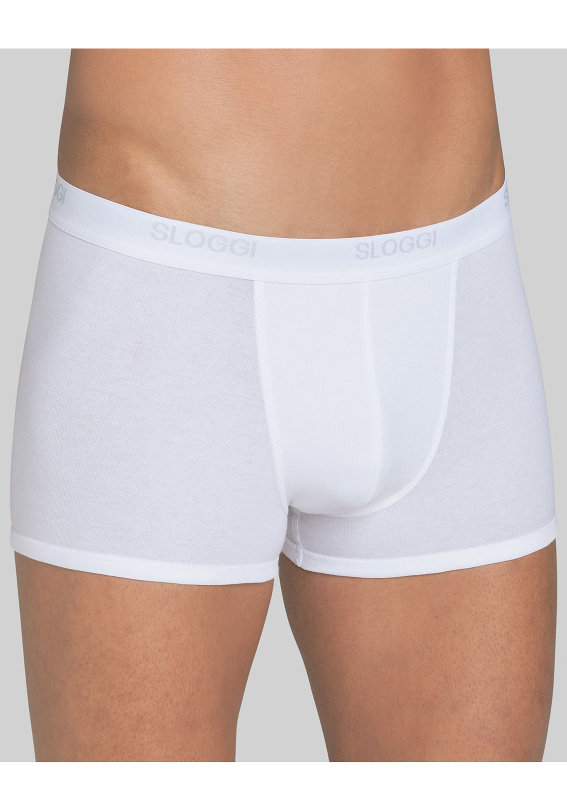 2-7613136663822-sloggi-men-basic-short_HR Sloggi Men Basic Short, heren boxers (2-pack), wit