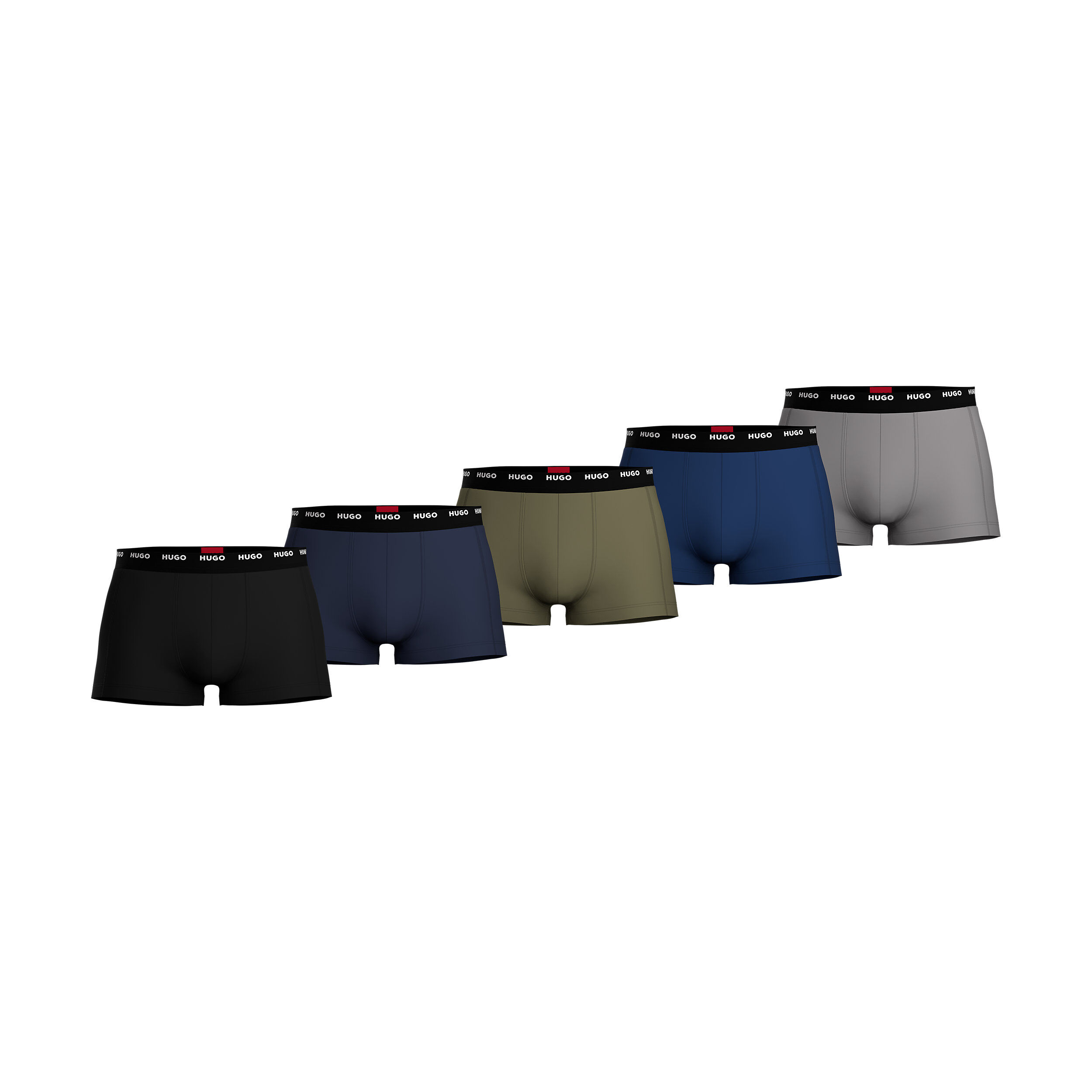 HUGO trunks (5-pack), heren boxers kort, multicolor
