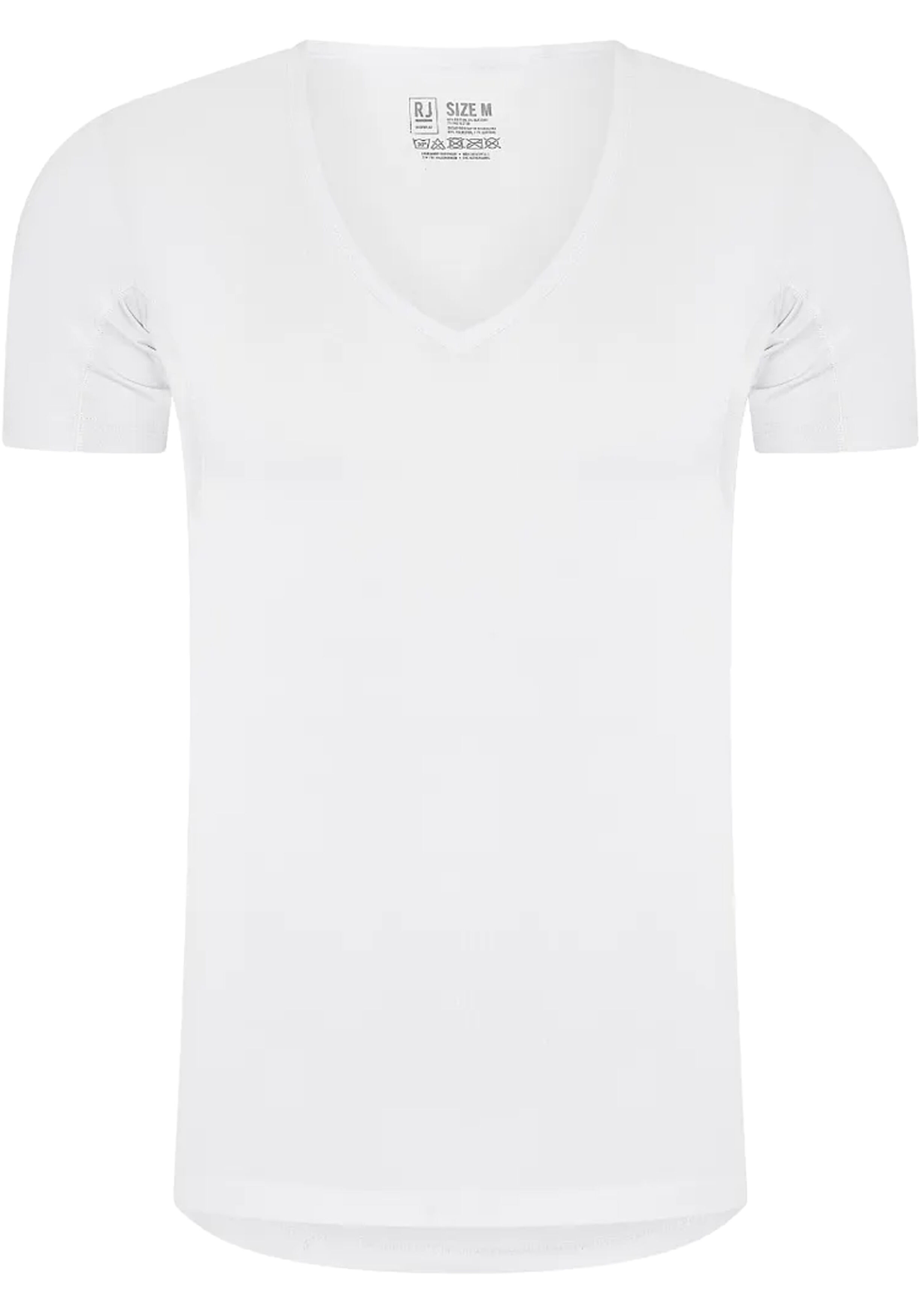RJ Bodywear RJ Sweatproof Bergen heren T-shirt (1-pack), T-shirt met V-hals, wit