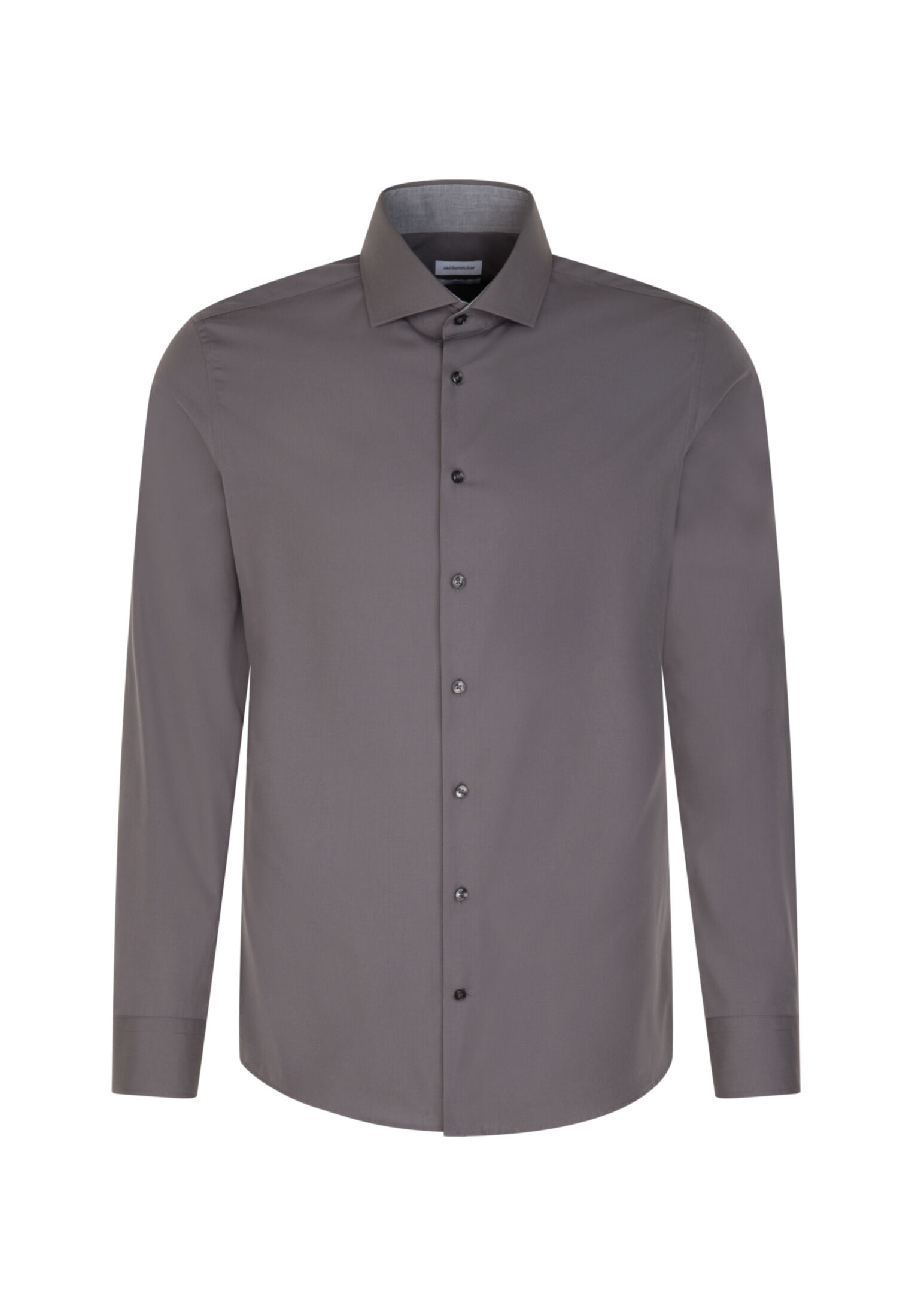 Seidensticker slim fit overhemd, popeline, grijs