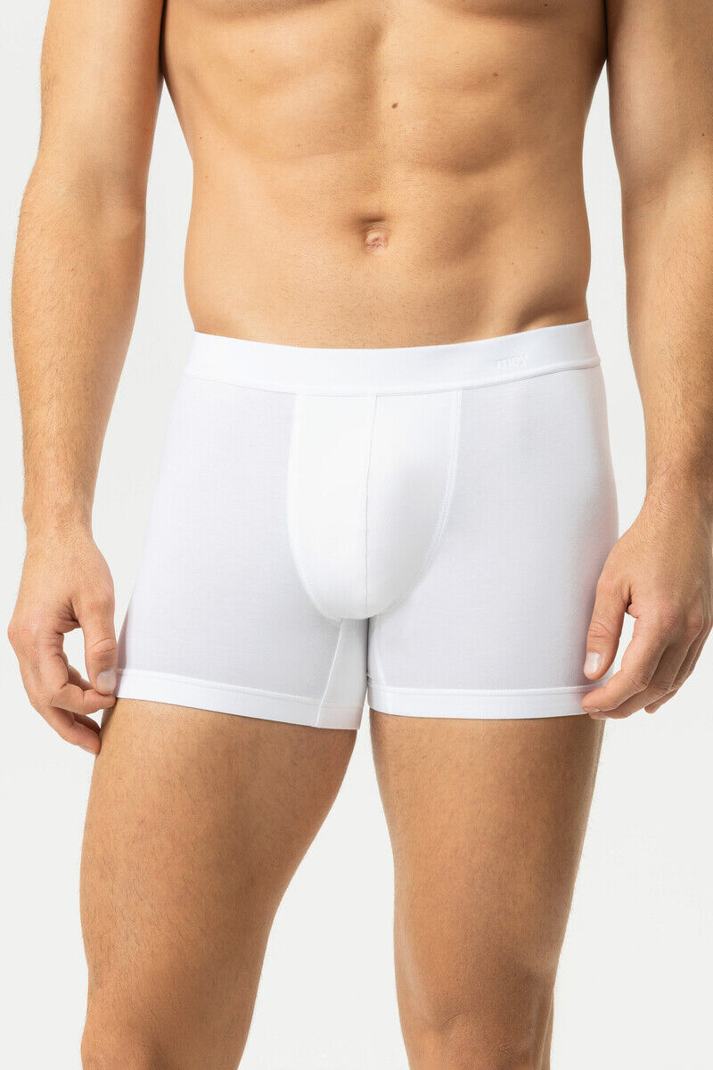Mey heren long-shorty Business Class Premium, boxer normale lengte, wit