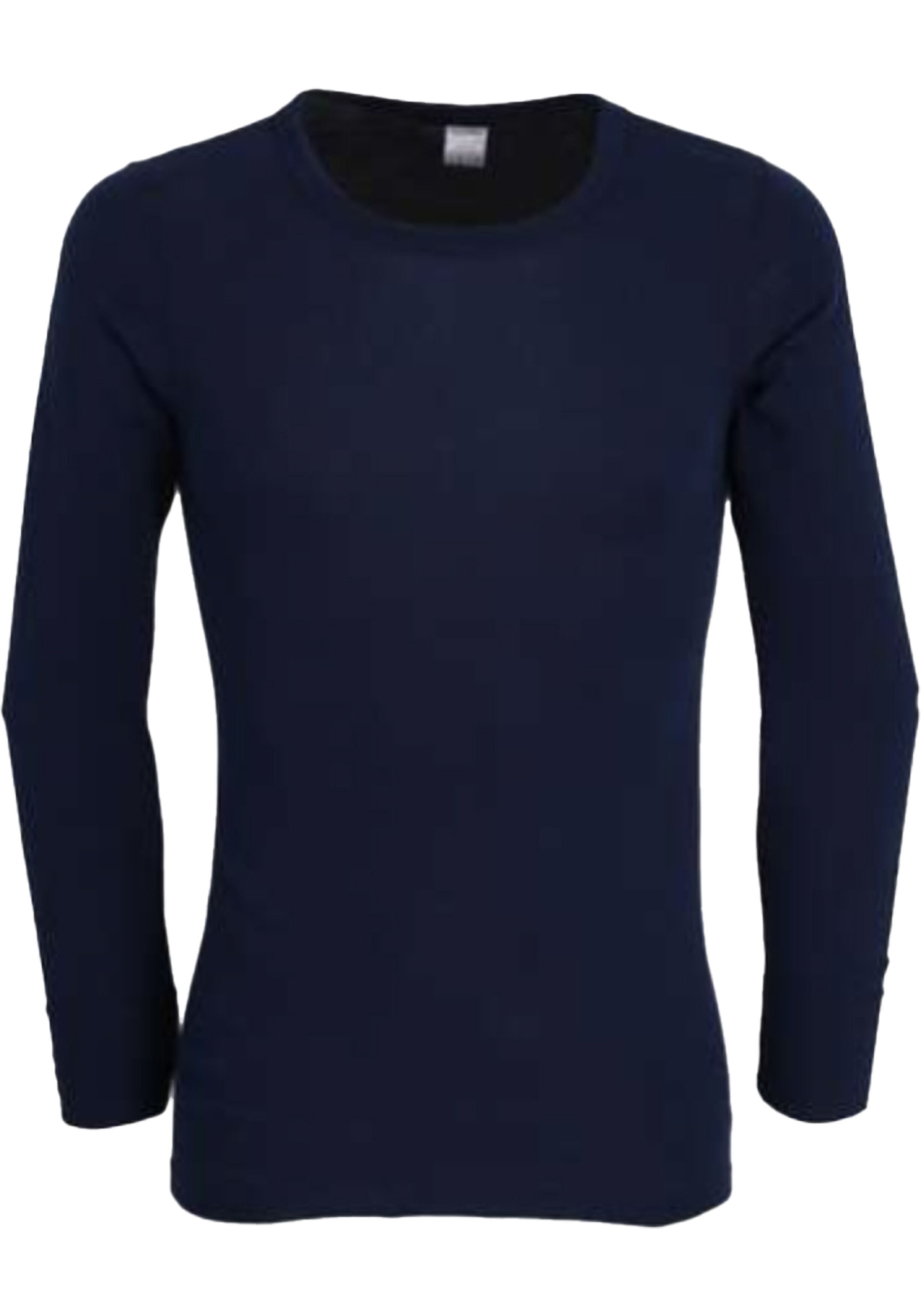 Ceceba heren T-shirt lange mouw met O-hals (1-pack), donkerblauw