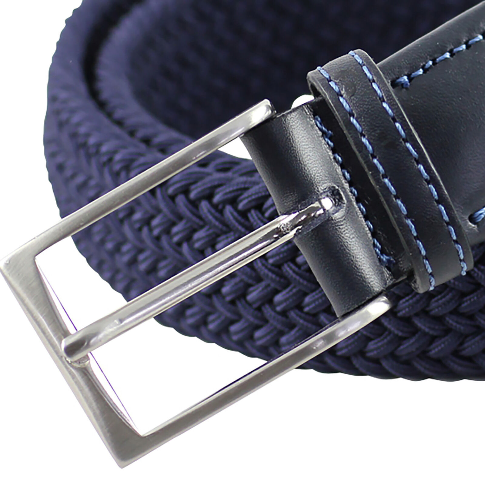 LINDENMANN elastische heren riem, marine