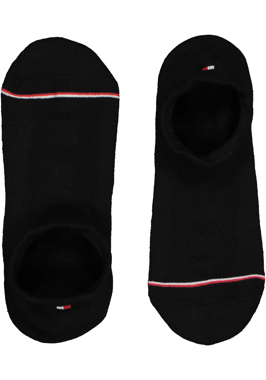 6-8718824976563_sok_HR Tommy Hilfiger Iconic Sports Socks (2-pack), heren sneakersokken katoen, onzichtbaar, zwart