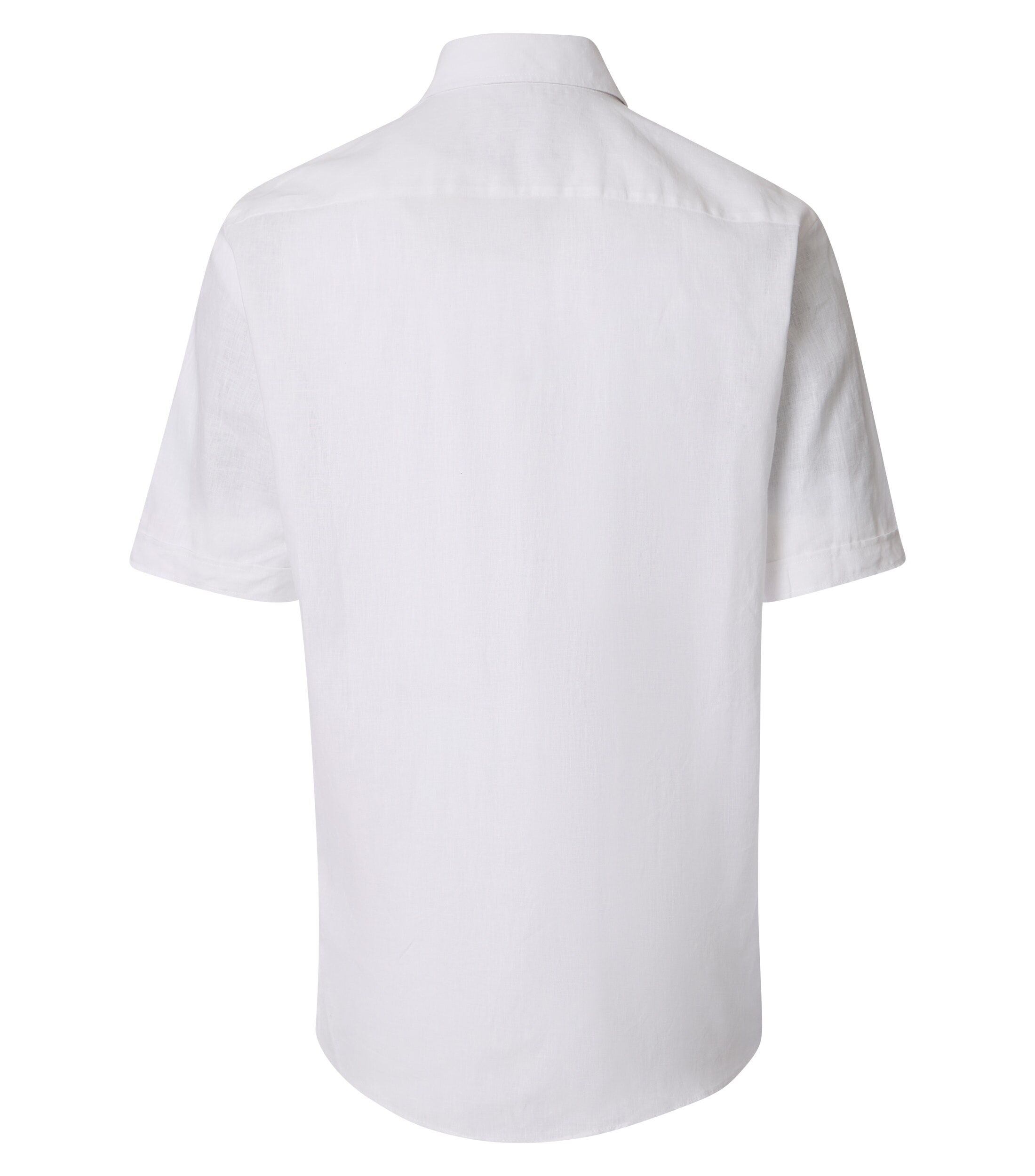 CASA MODA Sport casual fit overhemd, korte mouw, structuur, wit
