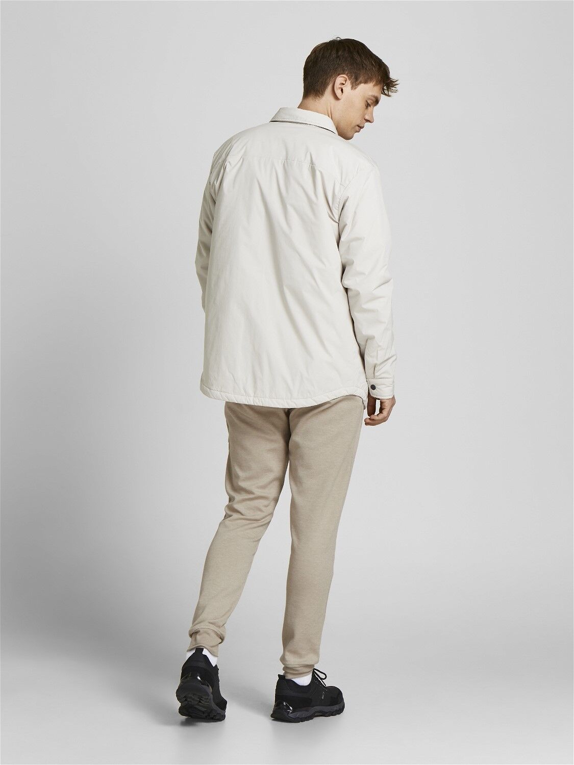 JACK & JONES Will Air Sweat Pants regular fit, heren joggingbroek, beige melange