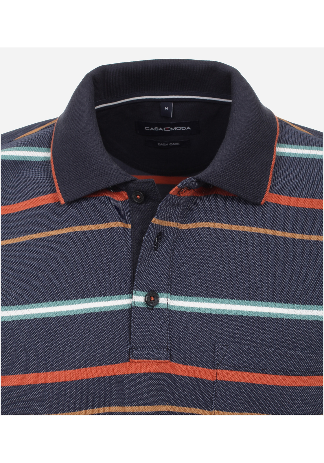 image_4_94e0445eaa73f38febb5458889dc7843jpgautoformatbgF3F3F3blend-alpha100blend-colorF3F3F3blend-modedarkenfitclampp CASA MODA comfort fit heren polo, blauw gestreept