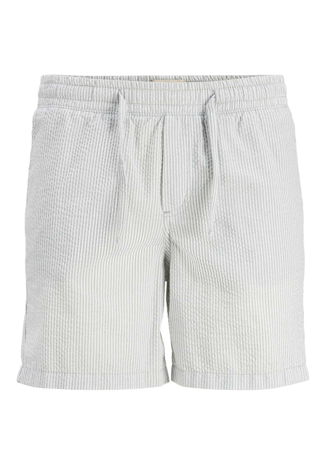 image_2_jj__4220353__frontjpgv1e74b1c611a9994bd5ef16d97391d24881ad JACK & JONES Jeff Jogger Seersucker regular fit, heren joggingbroek kort, grijs ecru
