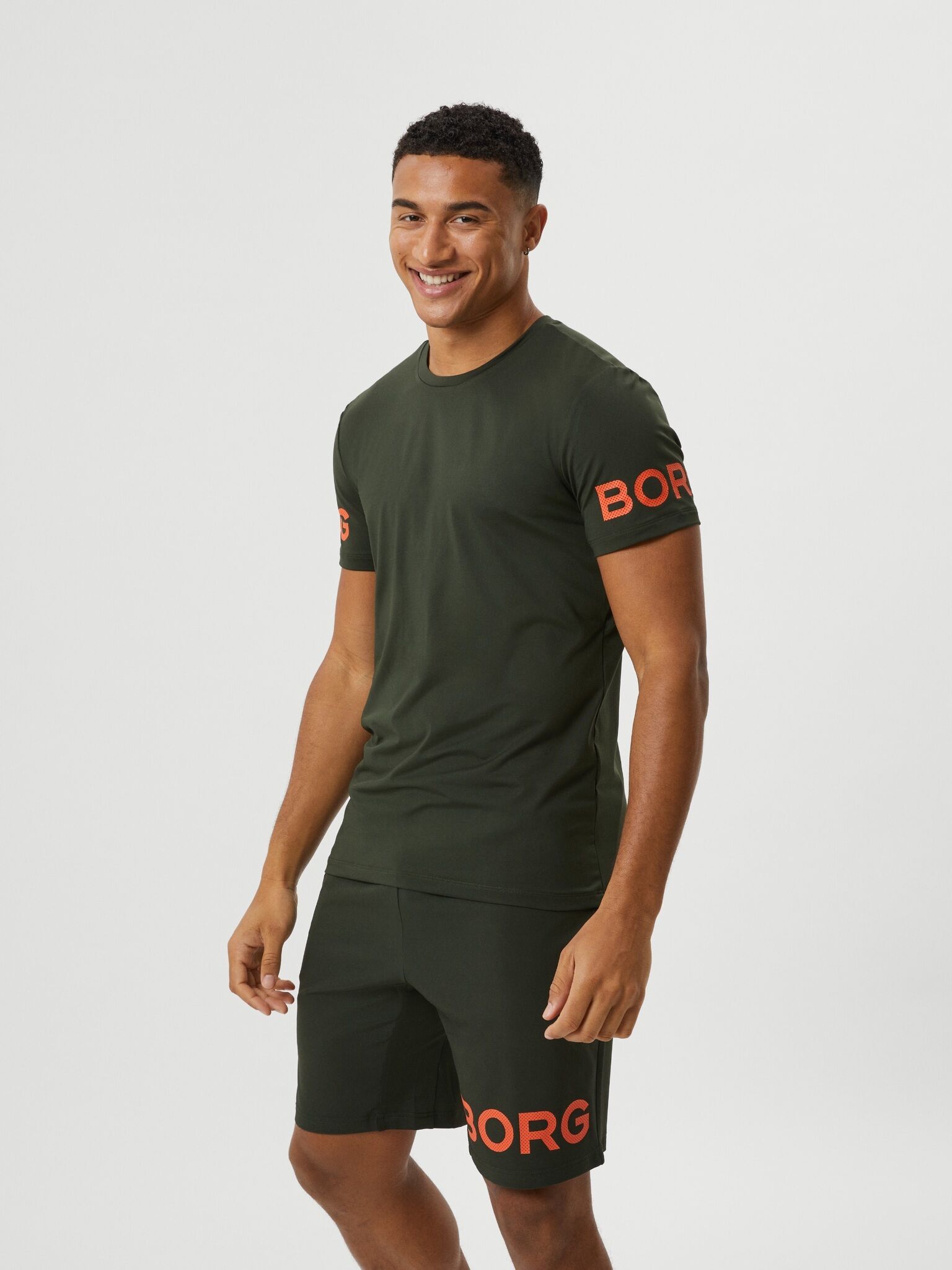 Bjorn Borg T-shirt, donkergroen