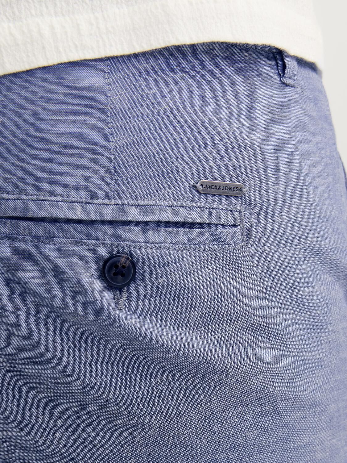 JACK & JONES Ace Summer Chino Pant relaxed fit, heren chino, licht denim melange