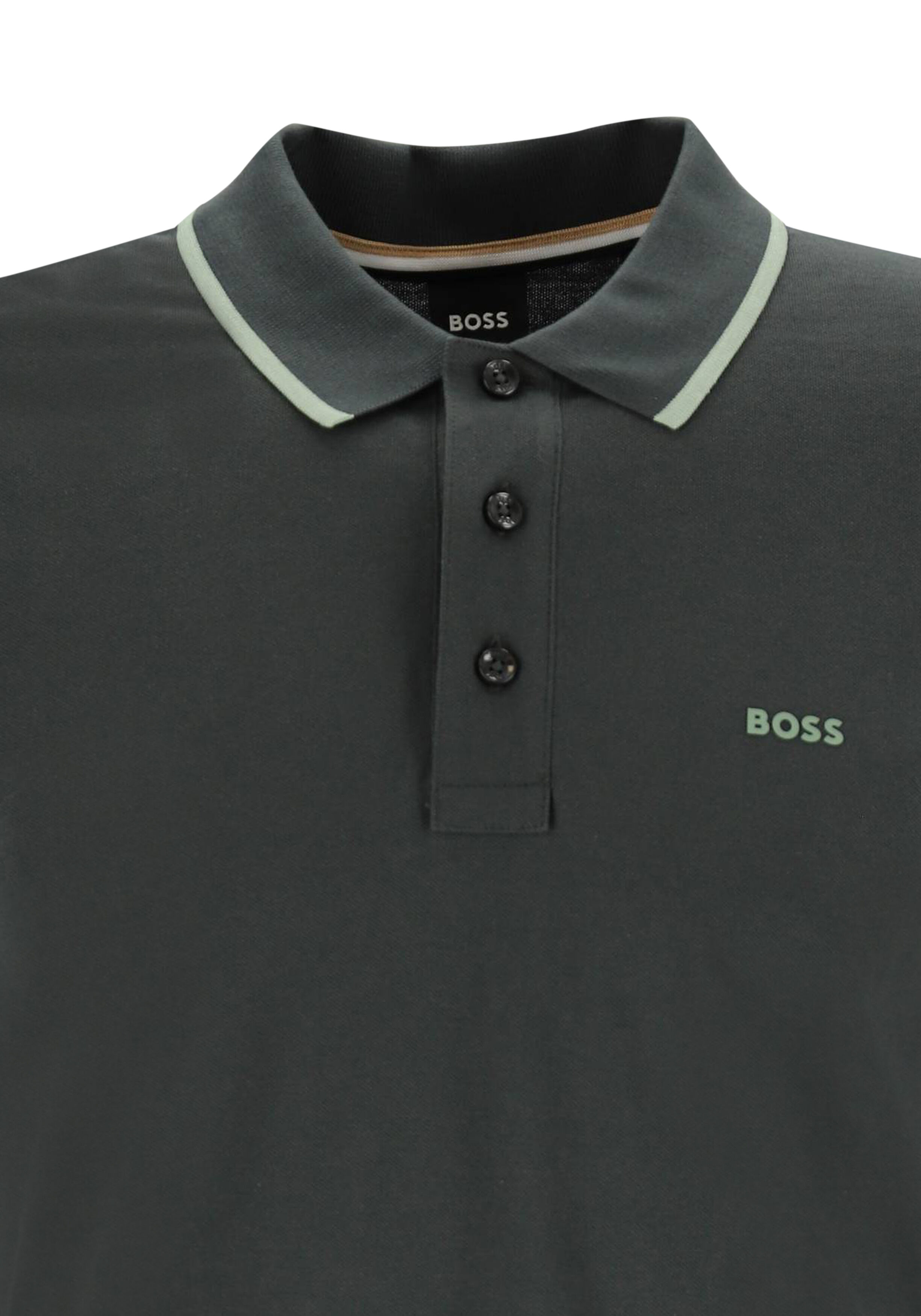 BOSS Parlay regular fit polo, pique, groen