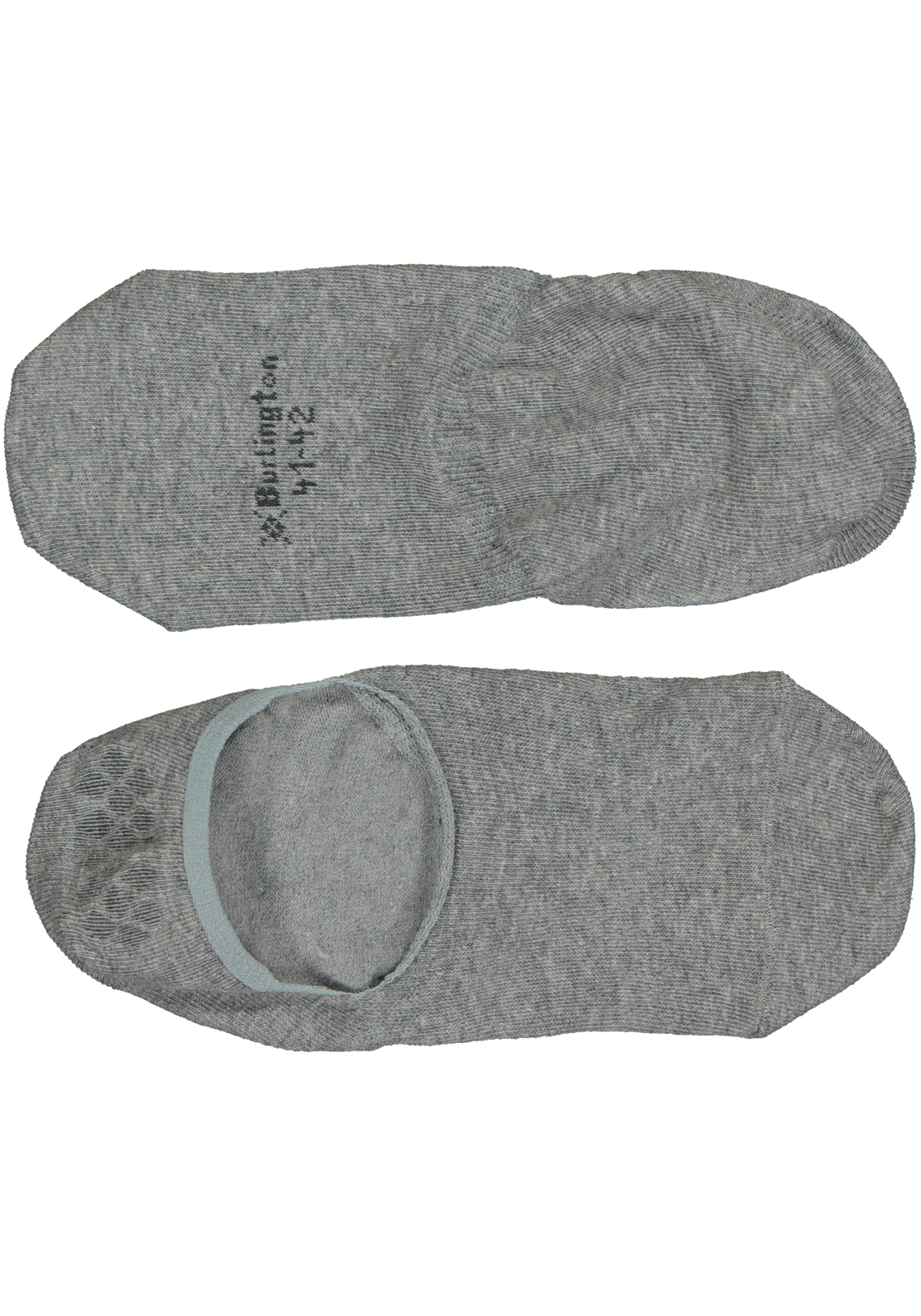 2-4049508313263_burlington_sok_2p_HR Burlington Everyday dames invisible sokken (2-pack), katoen, grijs (light grey)