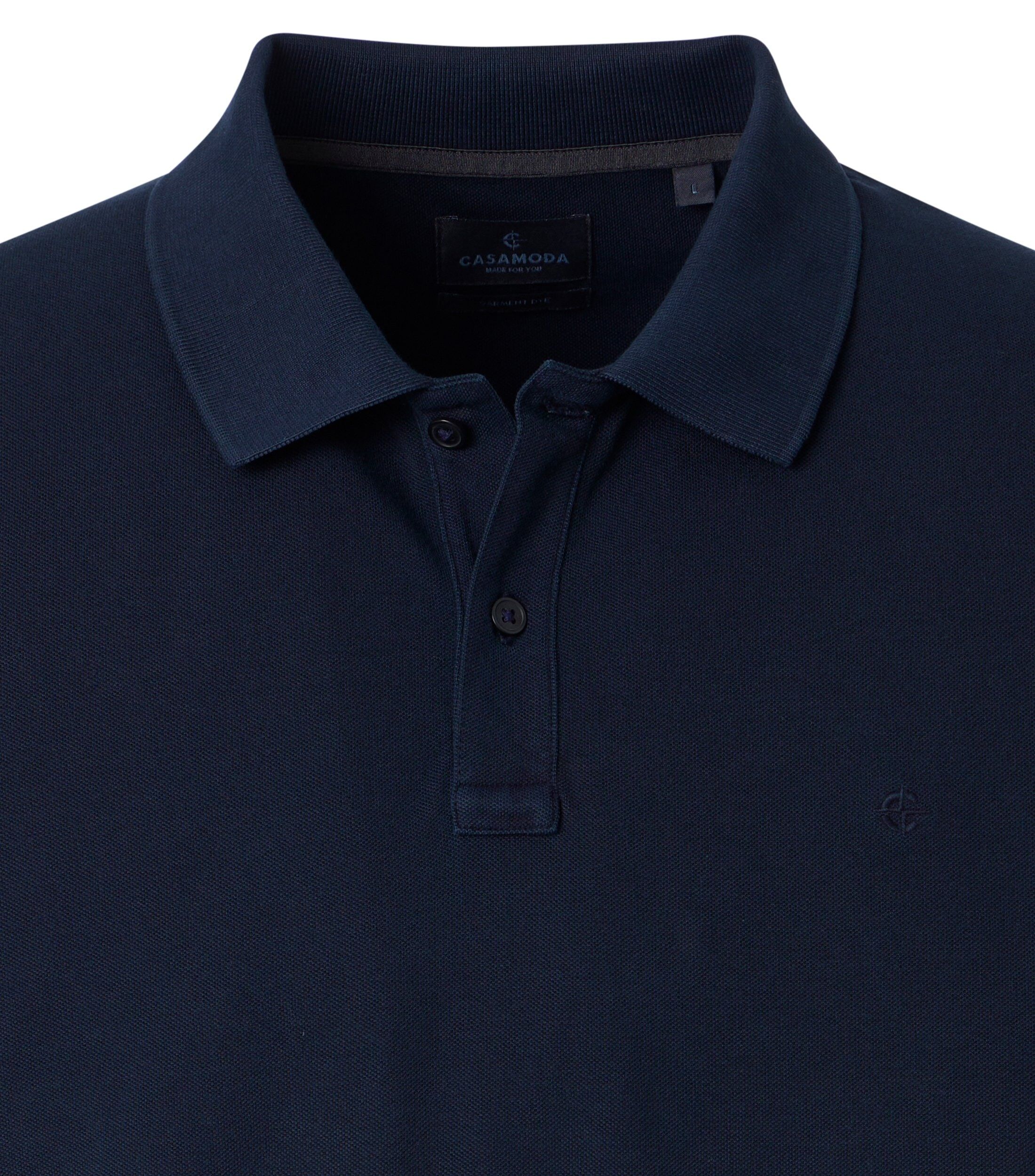 CASA MODA comfort fit heren polo, blauw