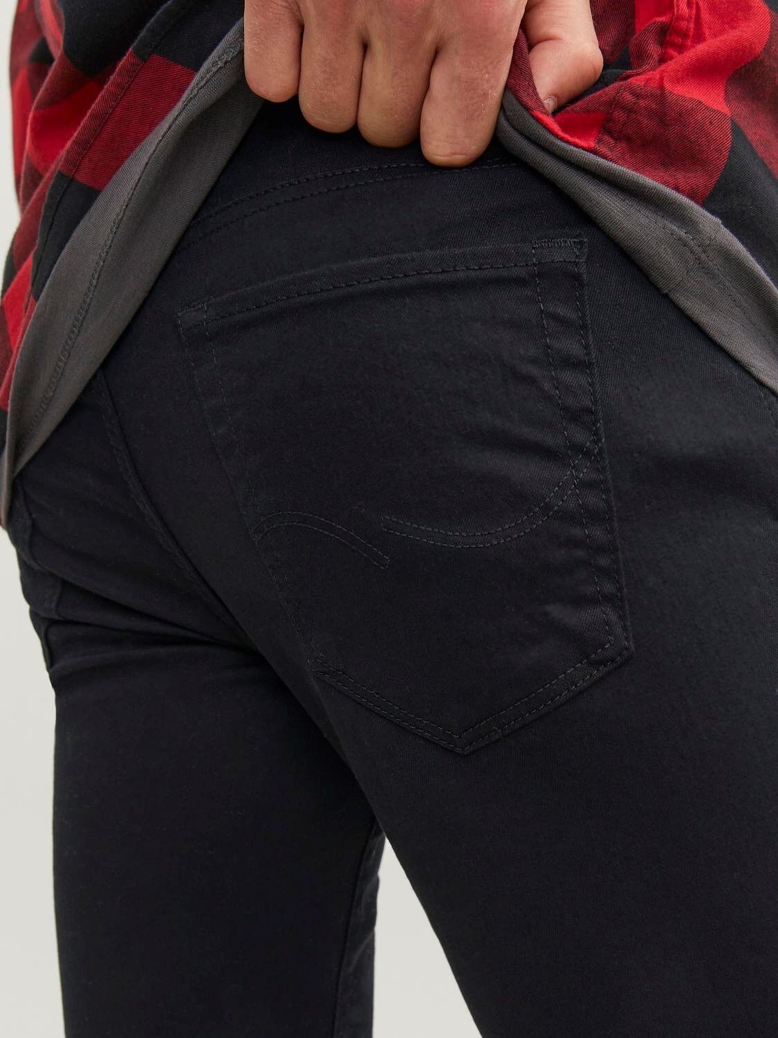 JACK & JONES Glenn Icon loose fit, heren jeans, zwart denim