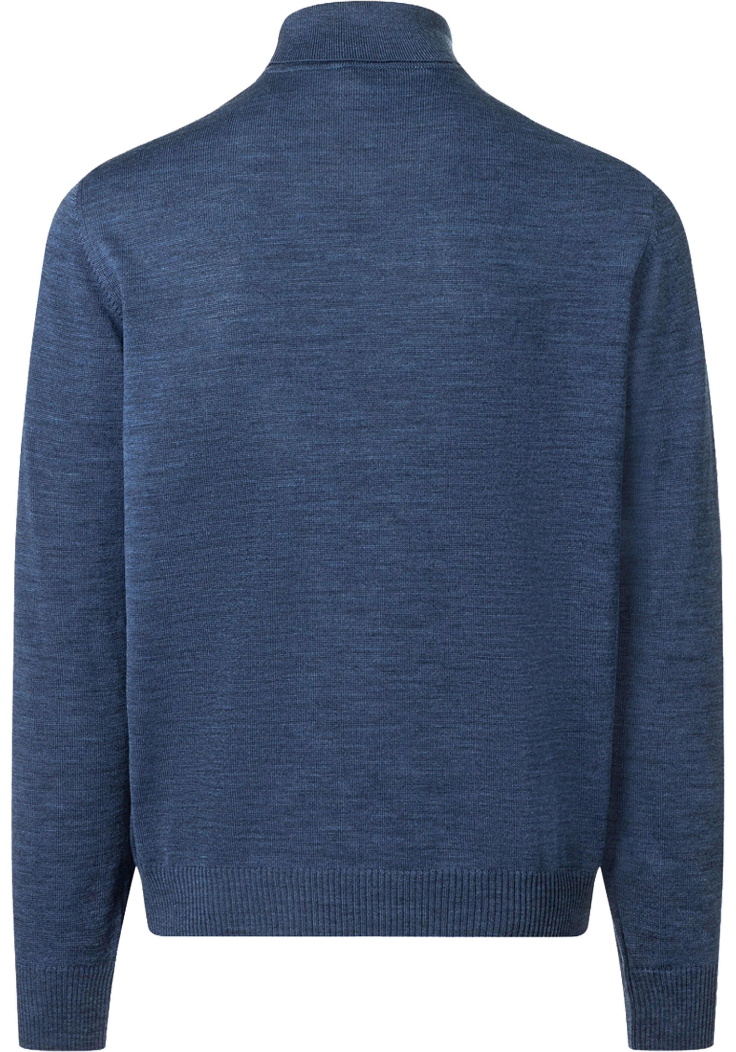 MAERZ Classic Fit heren coltrui wol, middenblauw