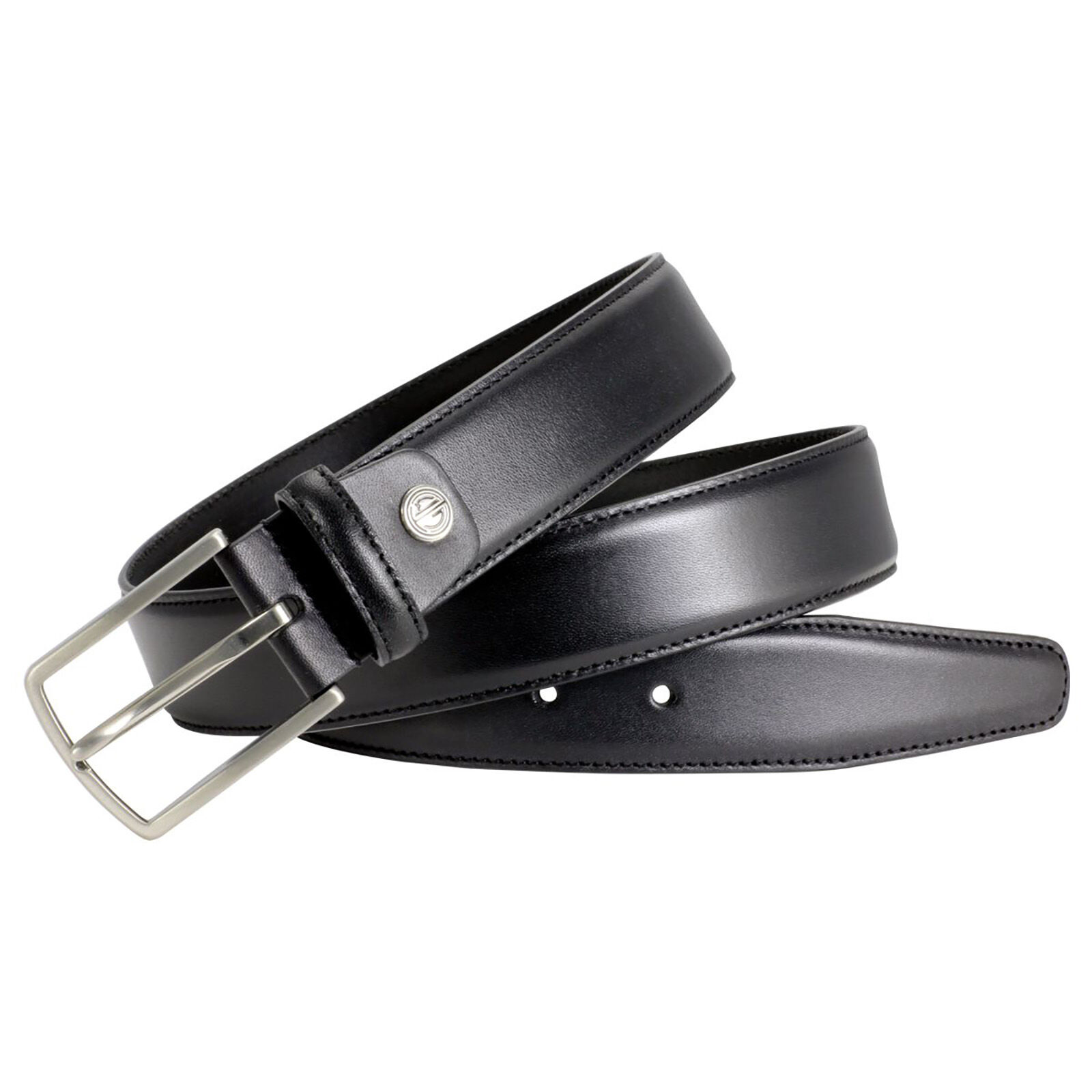 LINDENMANN leren heren riem, zwart
