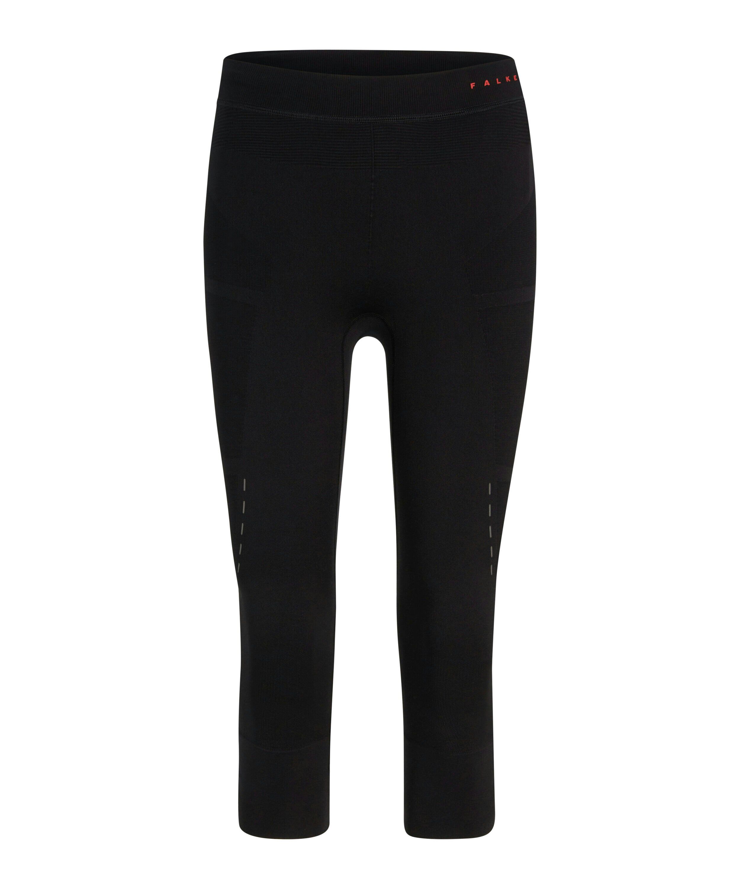 FALKE compression dames running tights, zwart (black)
