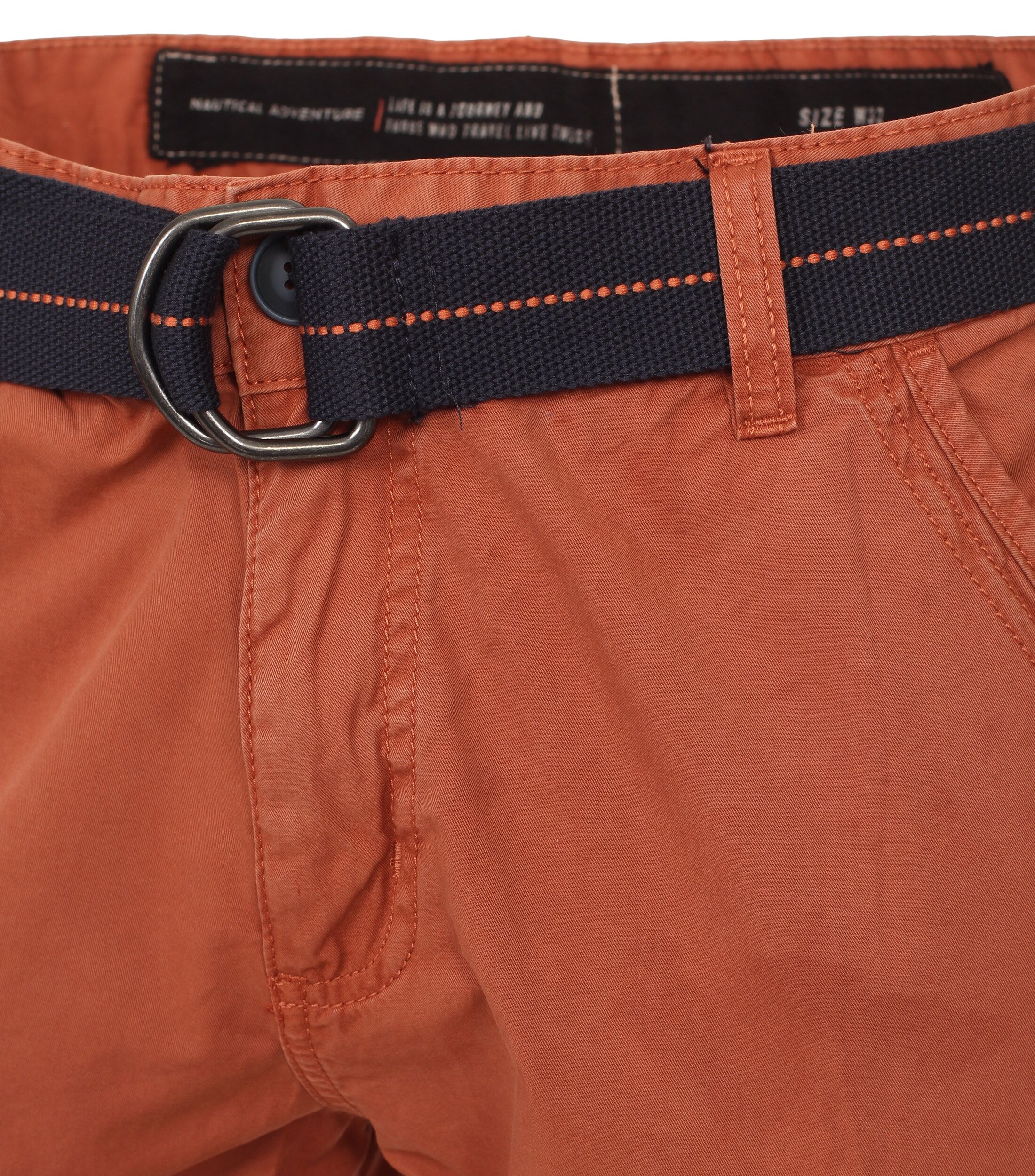 CASA MODA shorts BEN, heren cargo korte broek, warm oranje