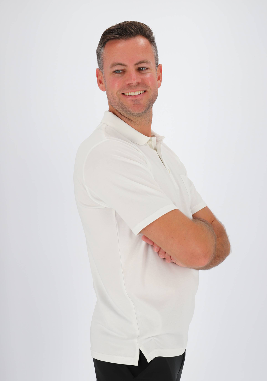 Redmond regular fit poloshirt, wit  Redmond regular fit poloshirt, wit