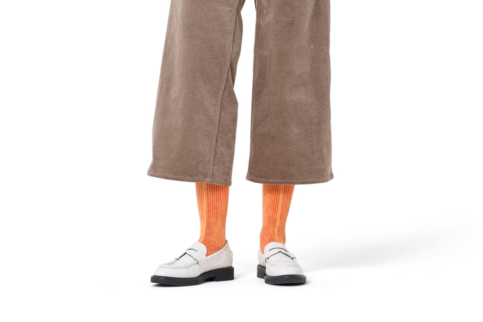Happy Socks Acid Wash Sneaker Sock, unisex sokken, oranje