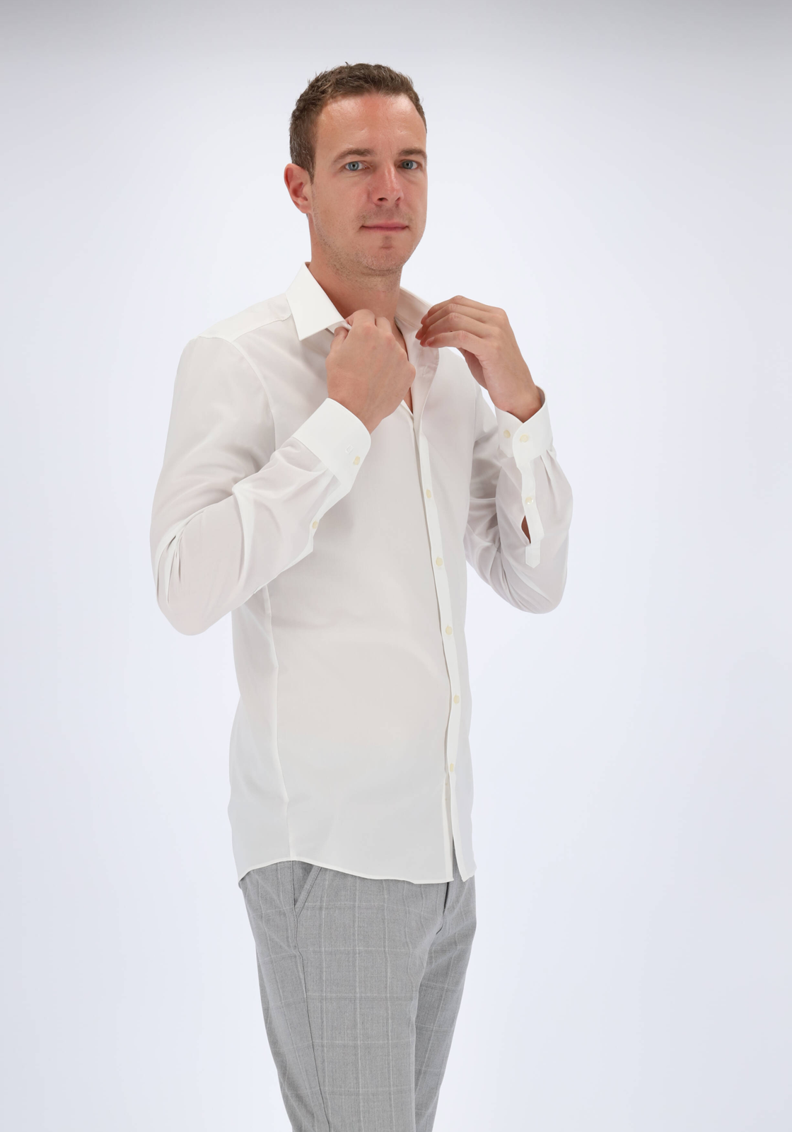 4-4049445831974-Olymp-Michiel_60906920_basis_overhemd_HR OLYMP Level 5 body fit overhemd, mouwlengte 7, beige