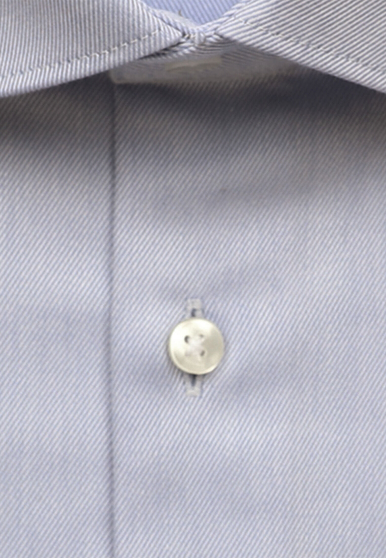 Seidensticker shaped fit overhemd, mouwlengte 7, popeline, blauw