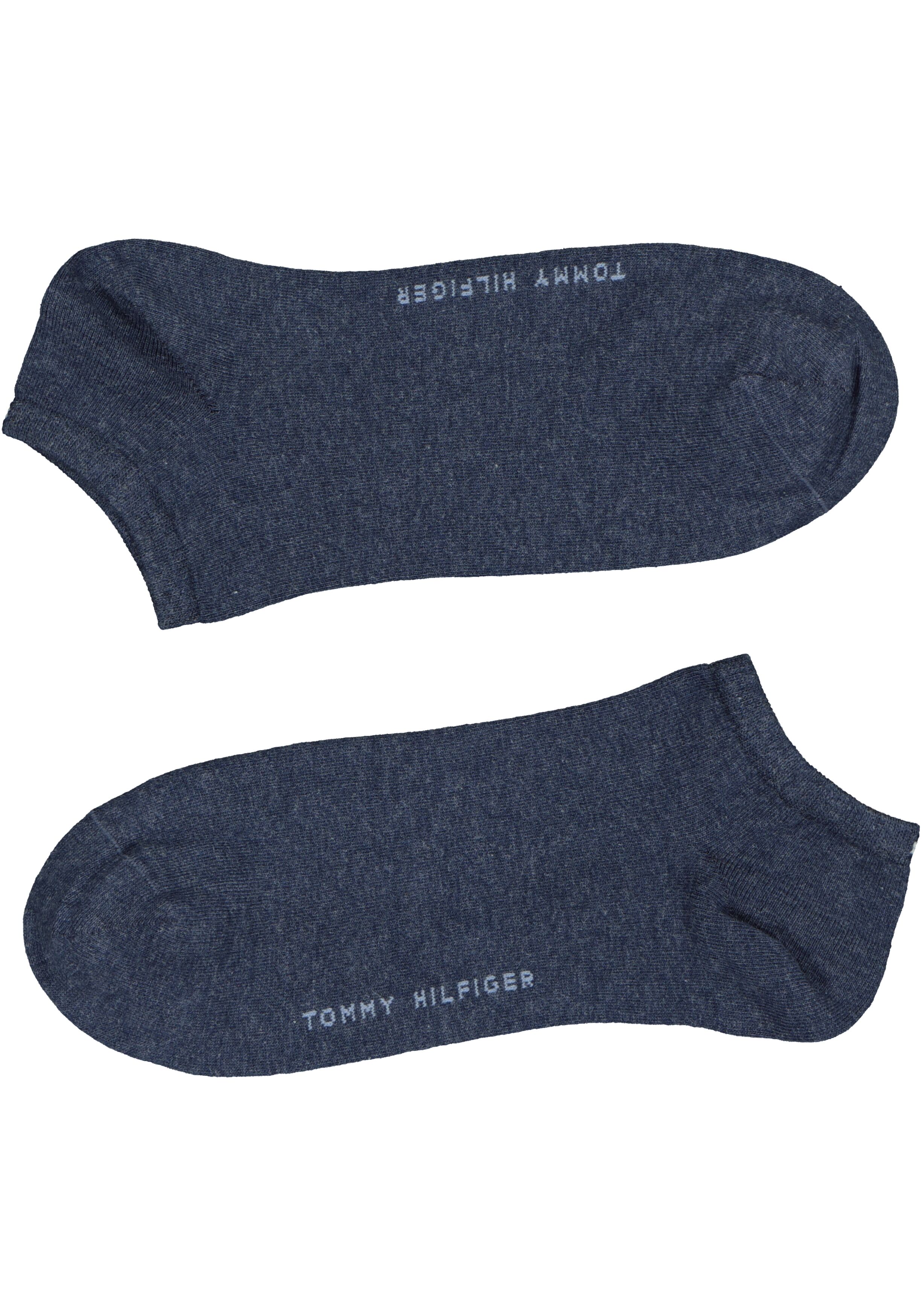 Tommy Hilfiger damessokken Sneaker (2-pack), korte enkelsok katoen, jeansblauw