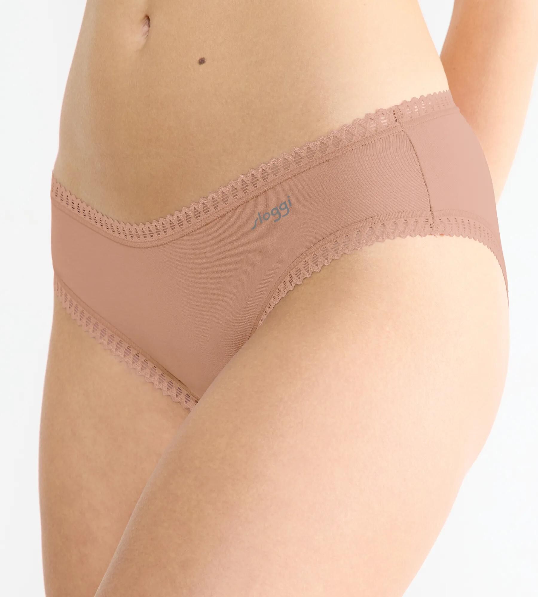 Sloggi Women GO Crush Hipster (3-pack), dames slip, beige