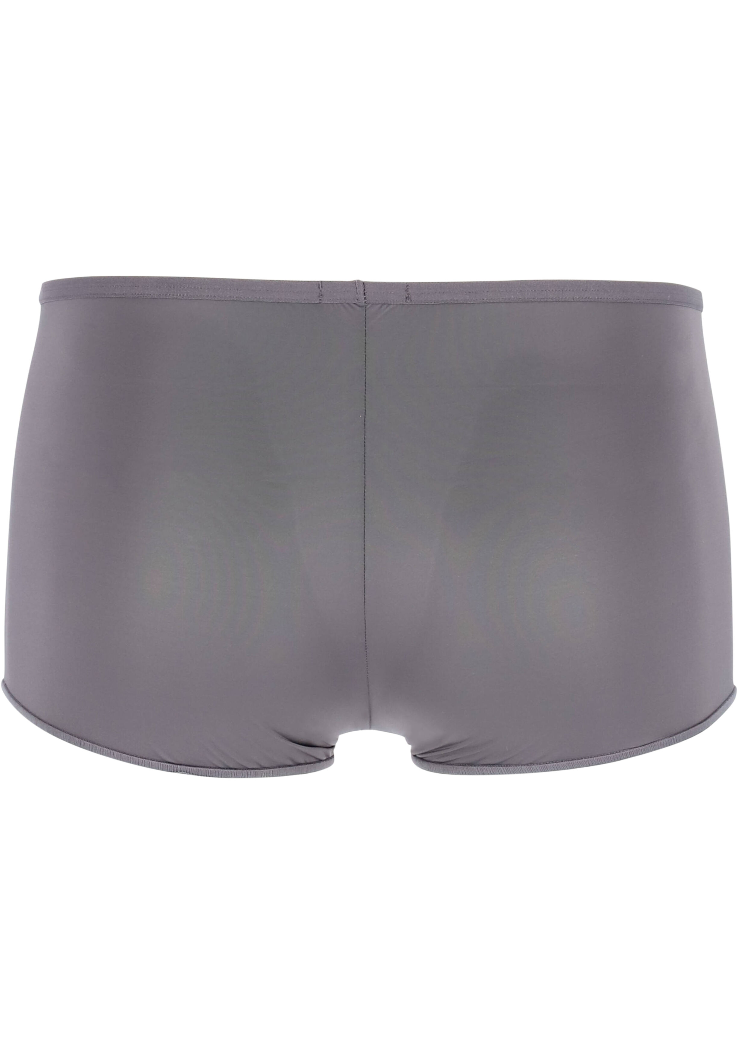 HOM Plumes trunk (1-pack), heren boxer microfiber kort, antraciet grijs