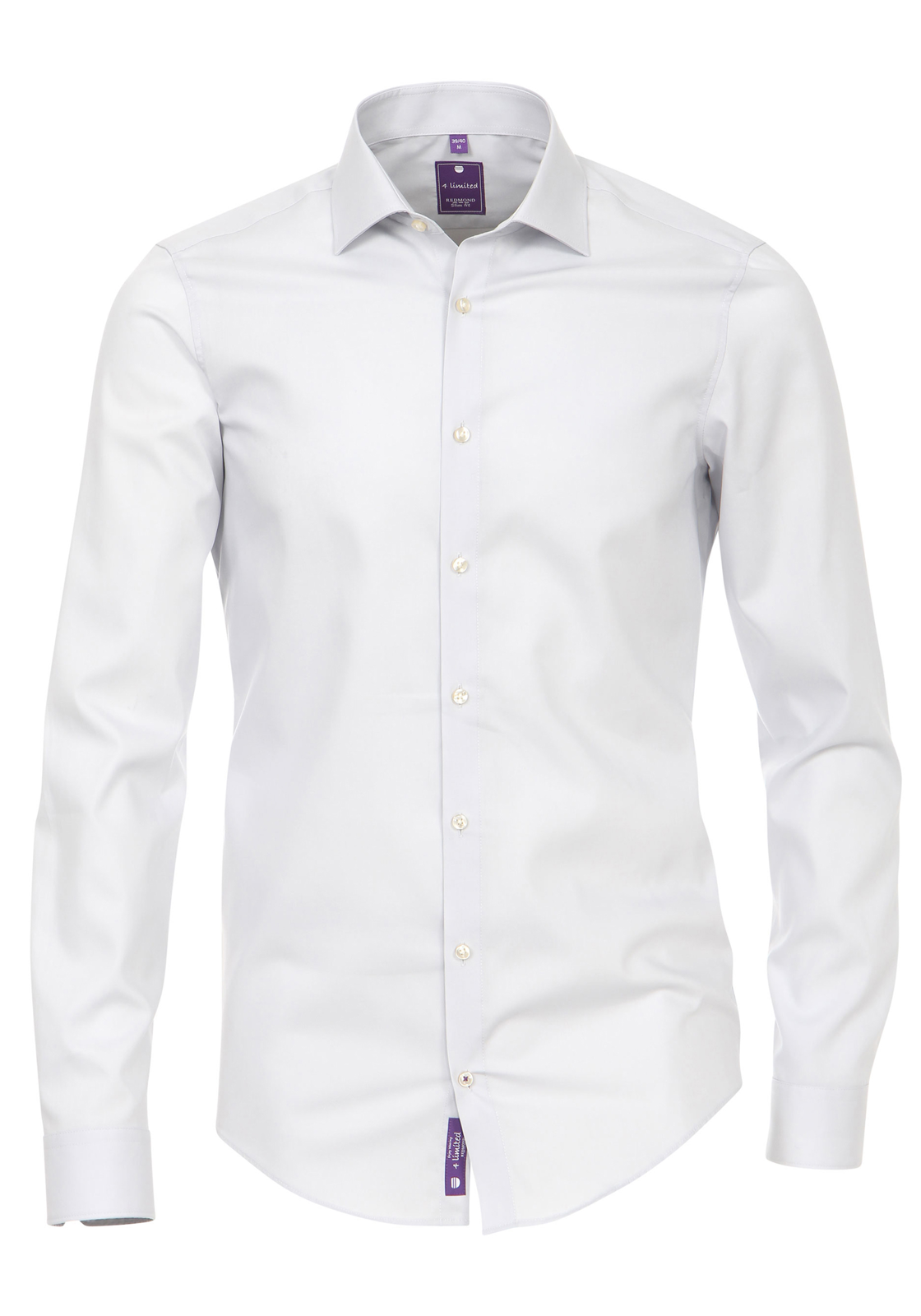 3-4049807348737-redmond-overhemd_HR Redmond slim fit overhemd, licht grijs